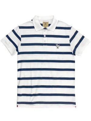 Lion Crest Striped Polo 5473