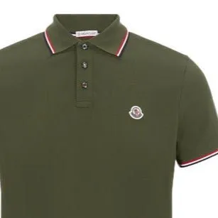 Logo Cotton Polo T-Shirt Khaki