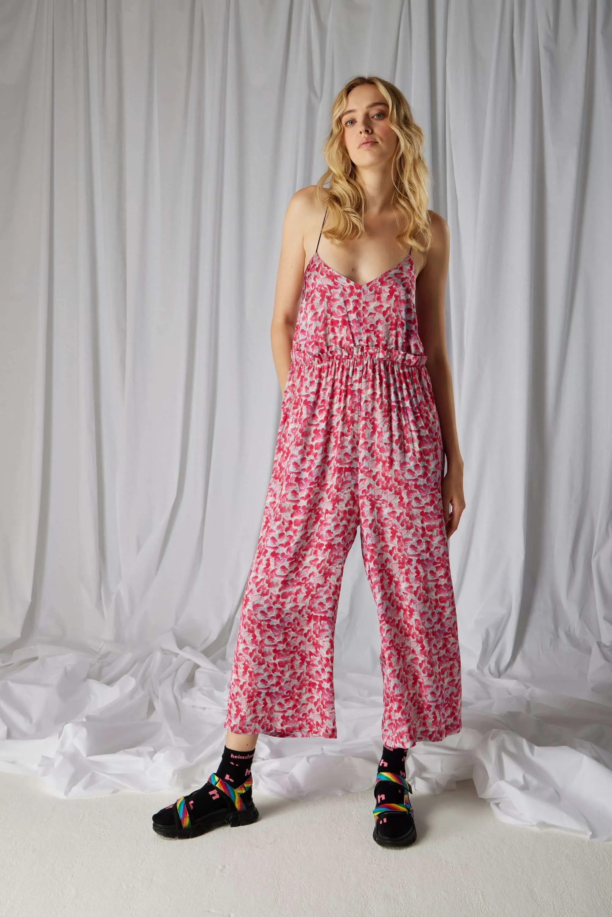 Lottie jumpsuit in Halo print
