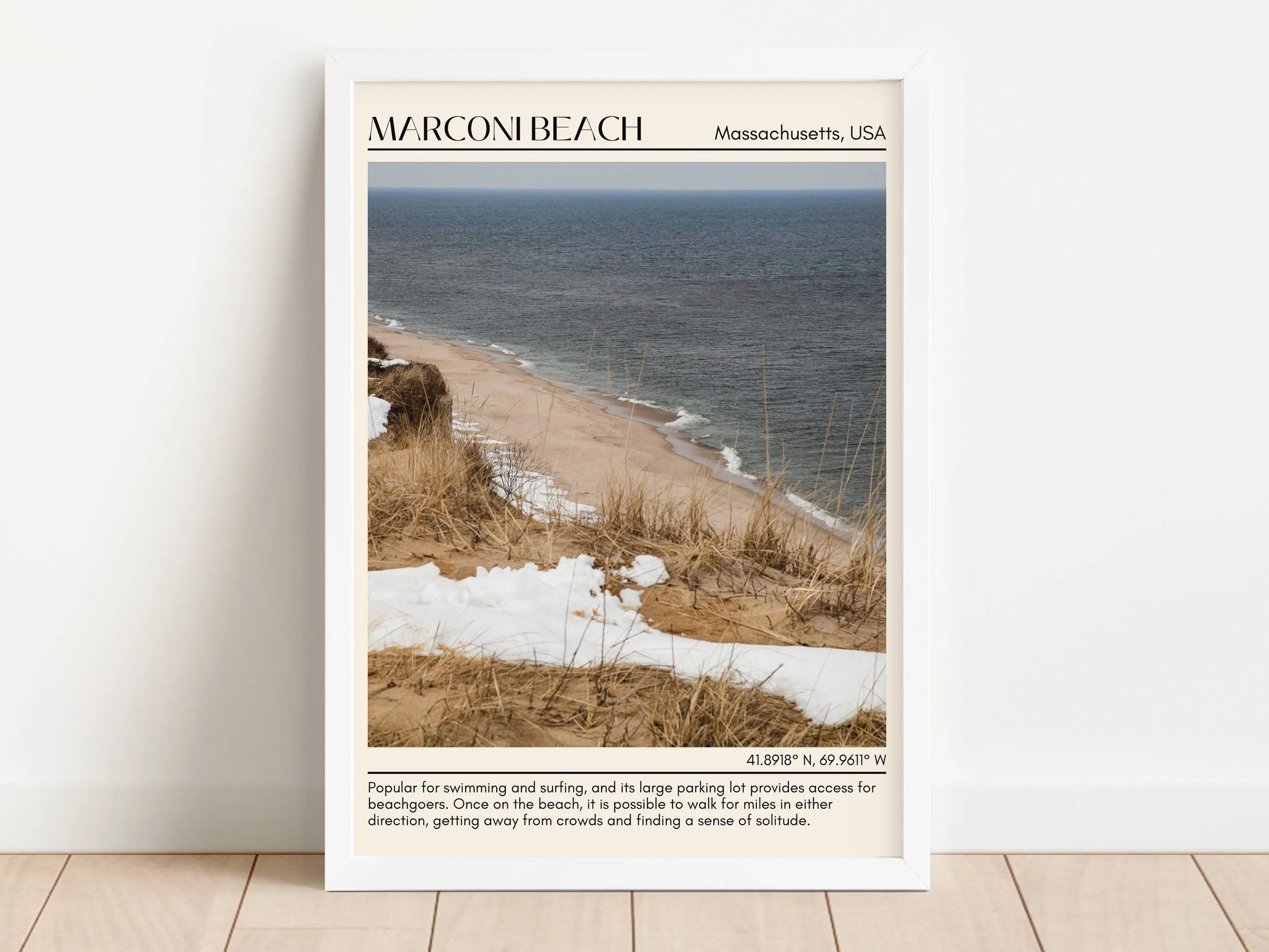 Marconi Beach Wall Canvas, USA