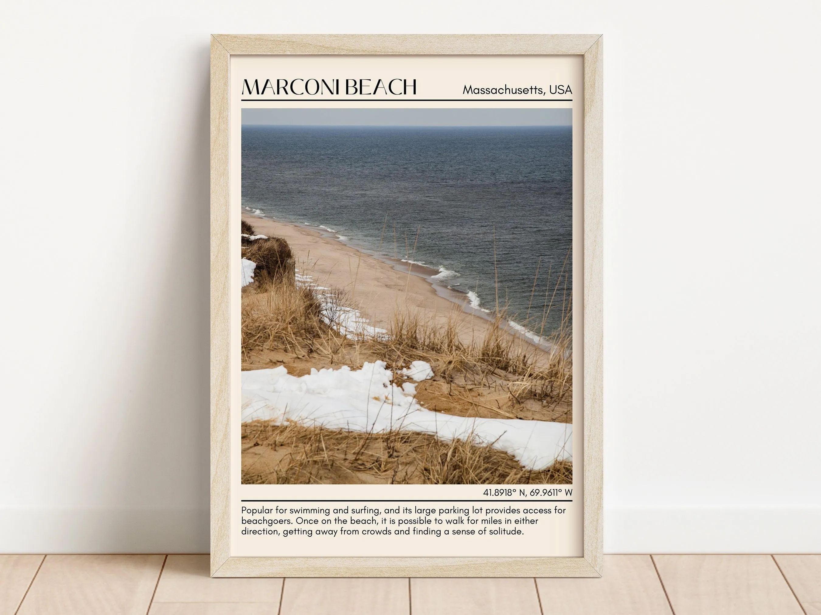 Marconi Beach Wall Canvas, USA