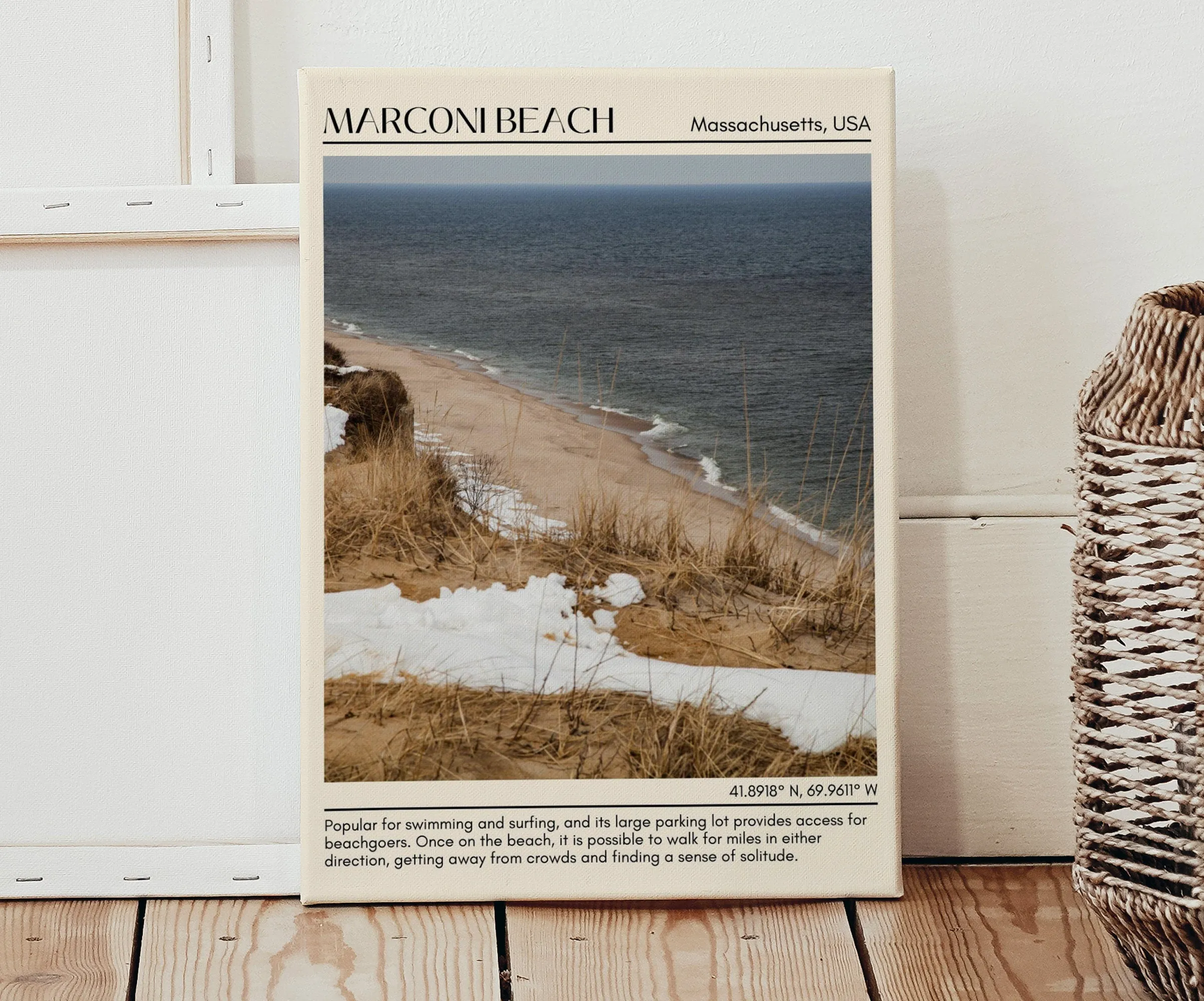 Marconi Beach Wall Canvas, USA