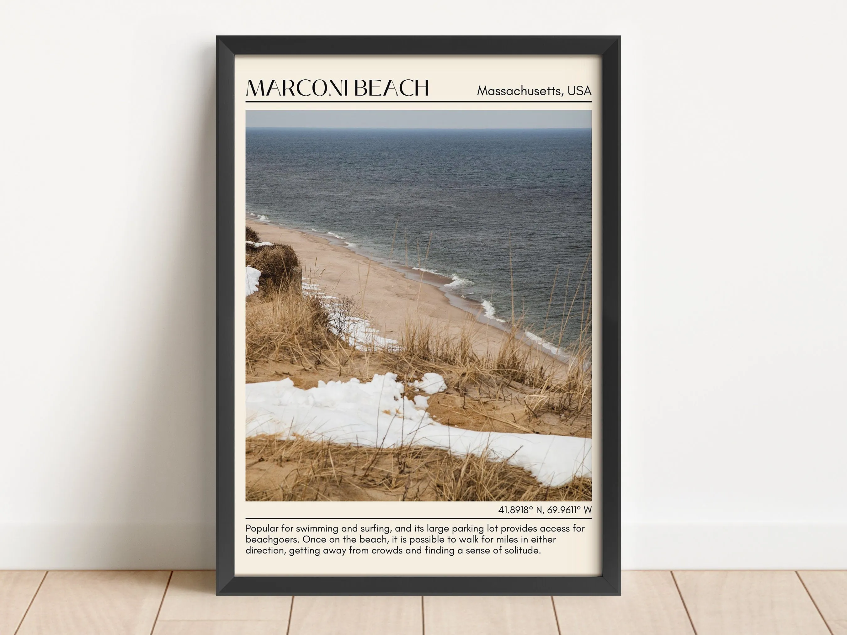 Marconi Beach Wall Canvas, USA