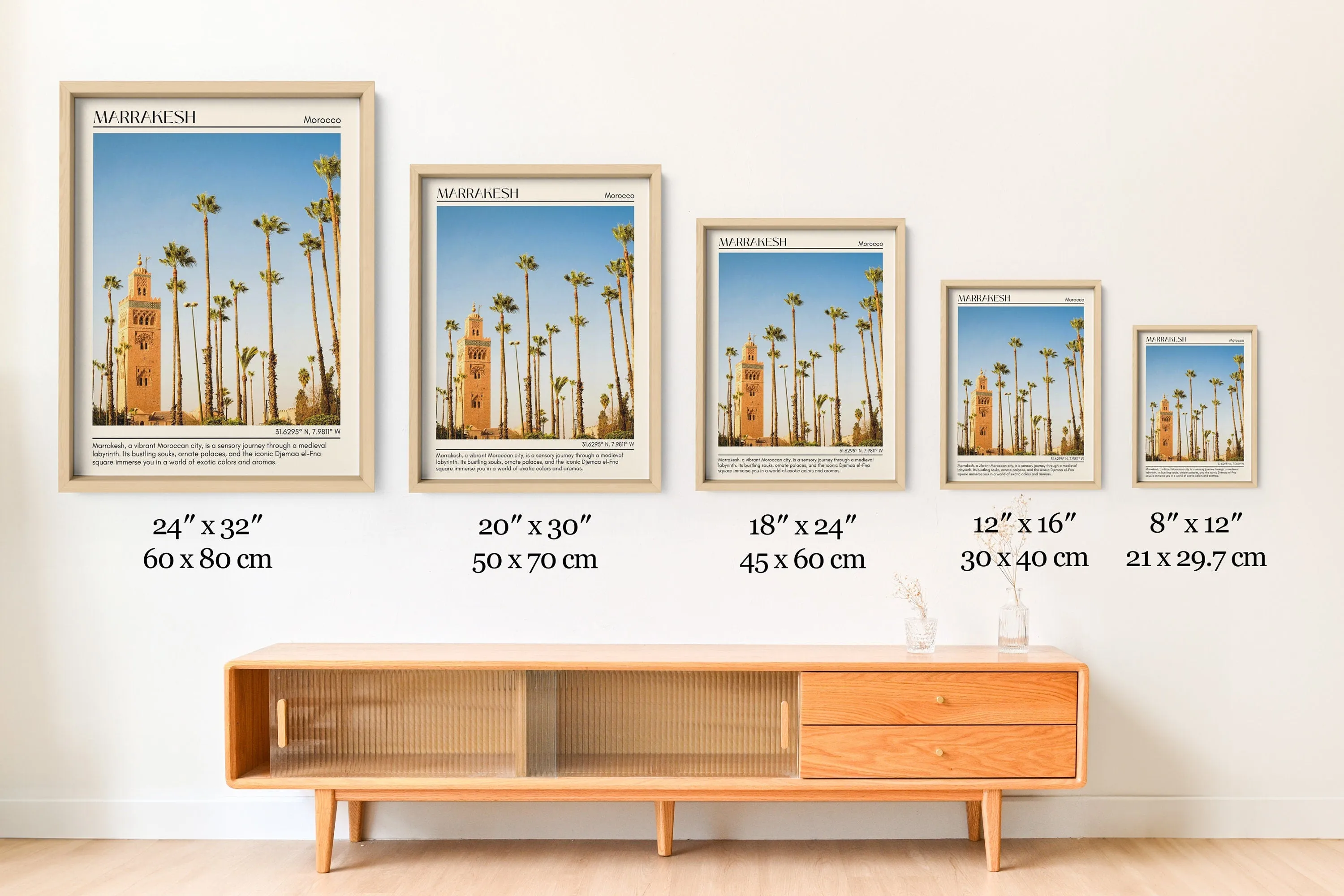 Marrakesh Minimal Wall Art, Morocco