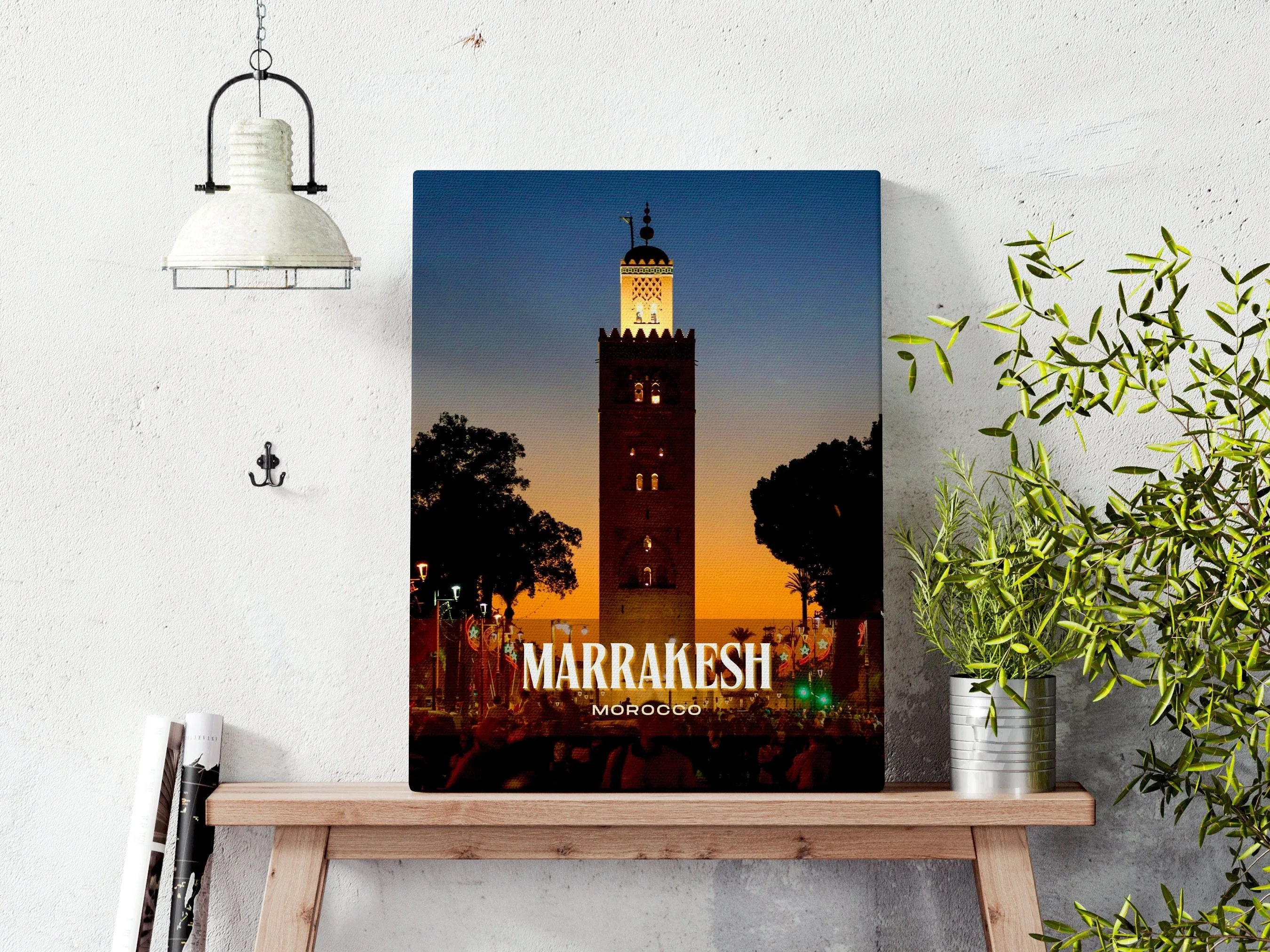 Marrakesh Retro Wall Art, Morocco