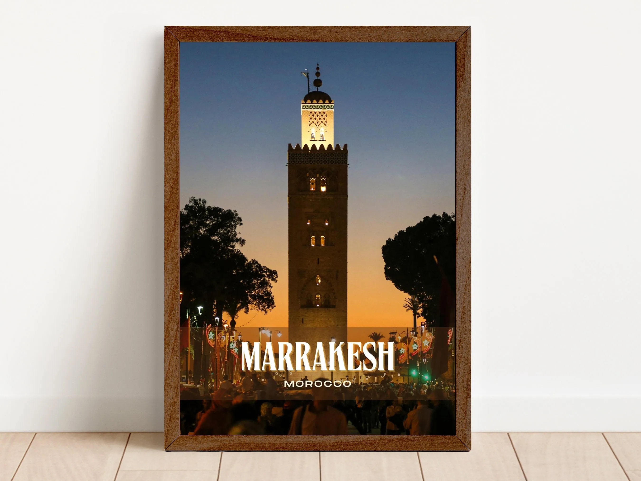 Marrakesh Retro Wall Art, Morocco