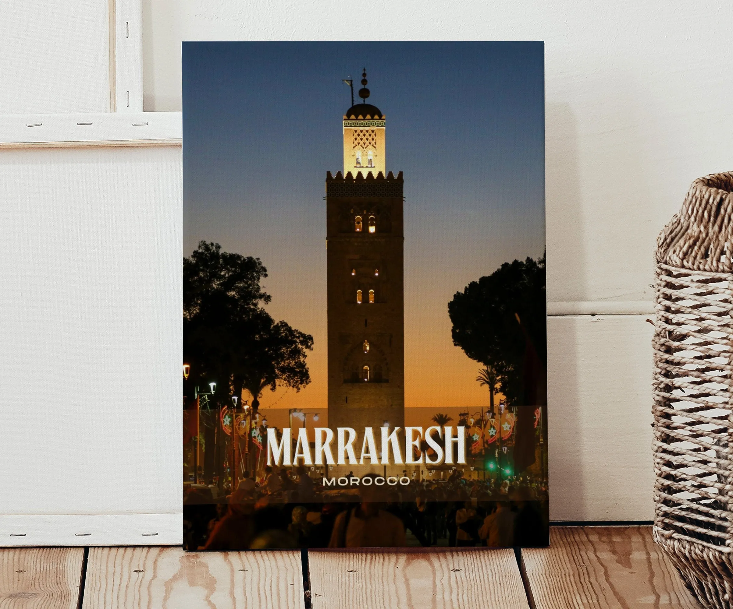 Marrakesh Retro Wall Art, Morocco