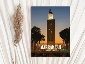 Marrakesh Retro Wall Art, Morocco