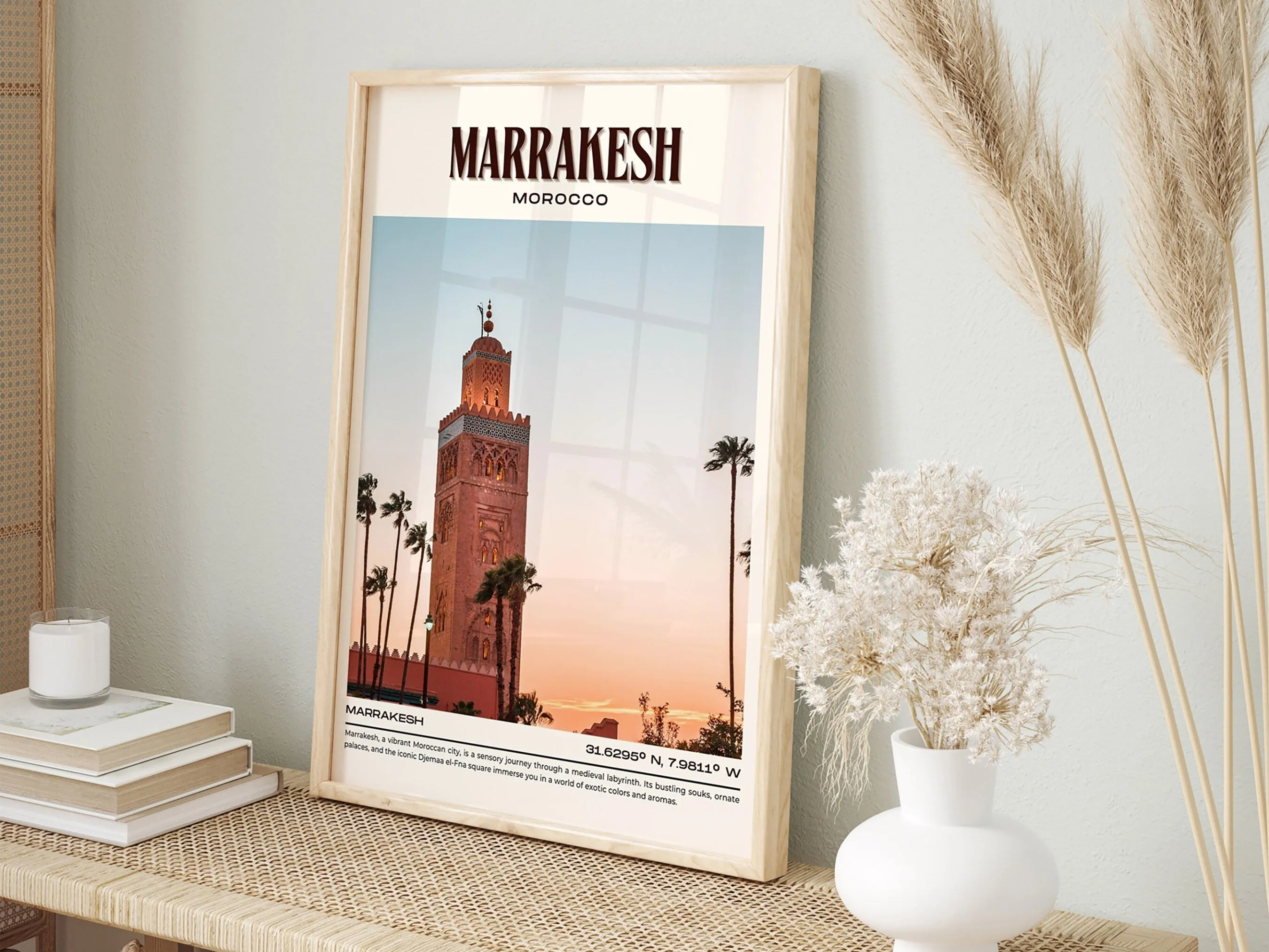 Marrakesh Vintage Wall Art, Morocco