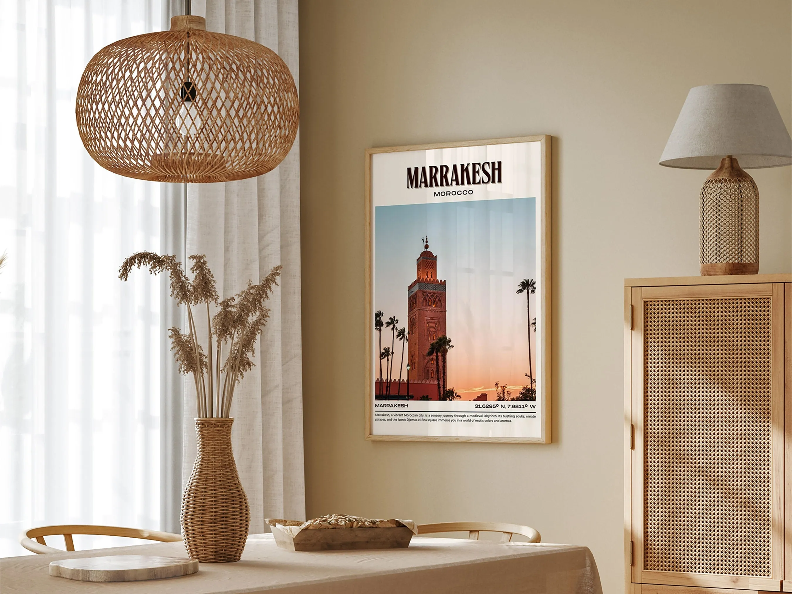 Marrakesh Vintage Wall Art, Morocco