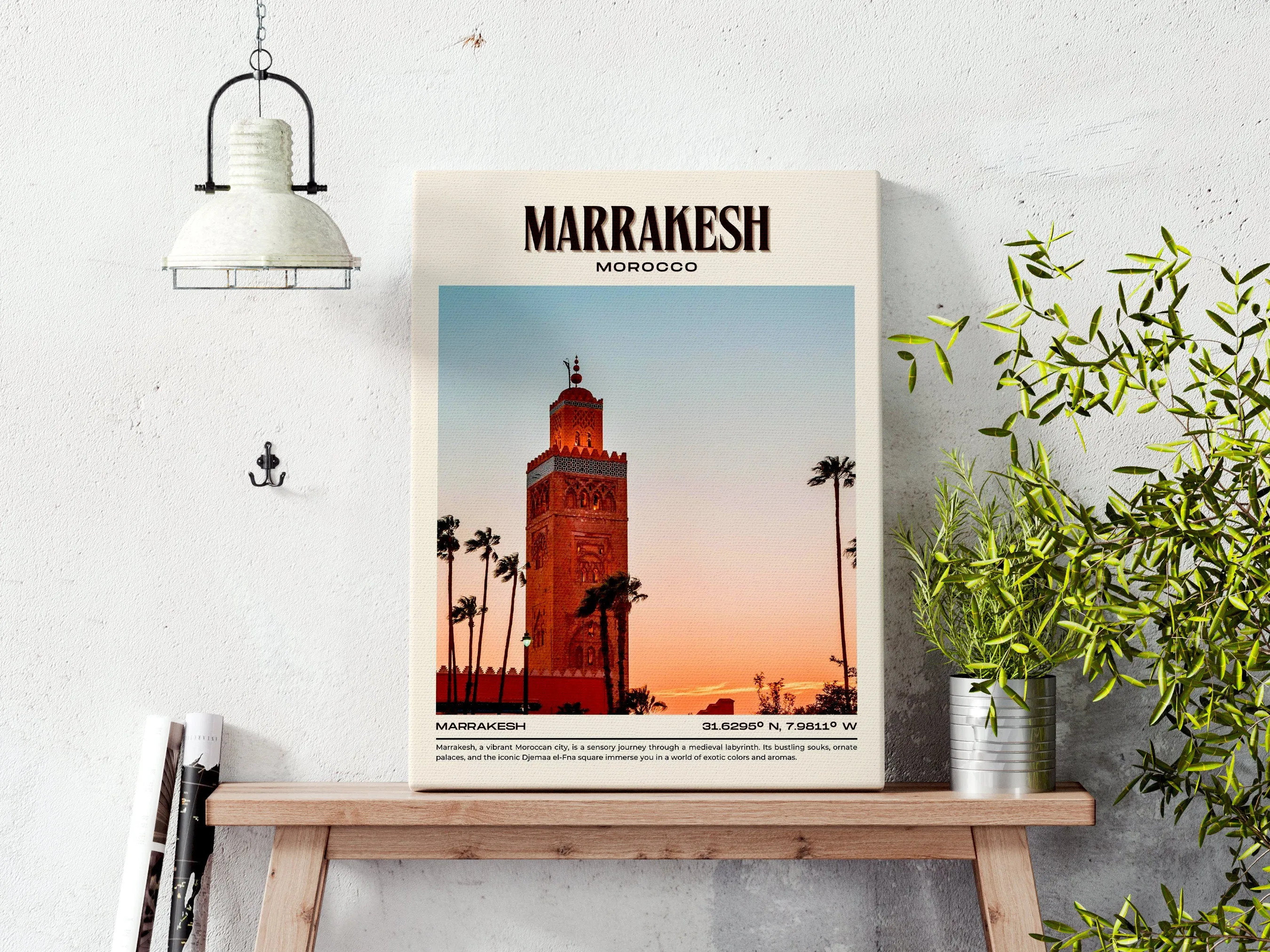 Marrakesh Vintage Wall Art, Morocco