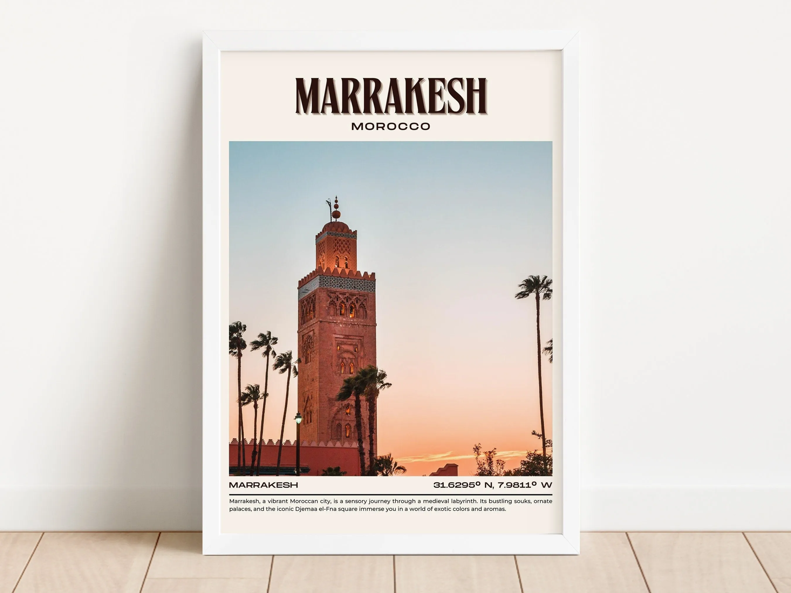 Marrakesh Vintage Wall Art, Morocco