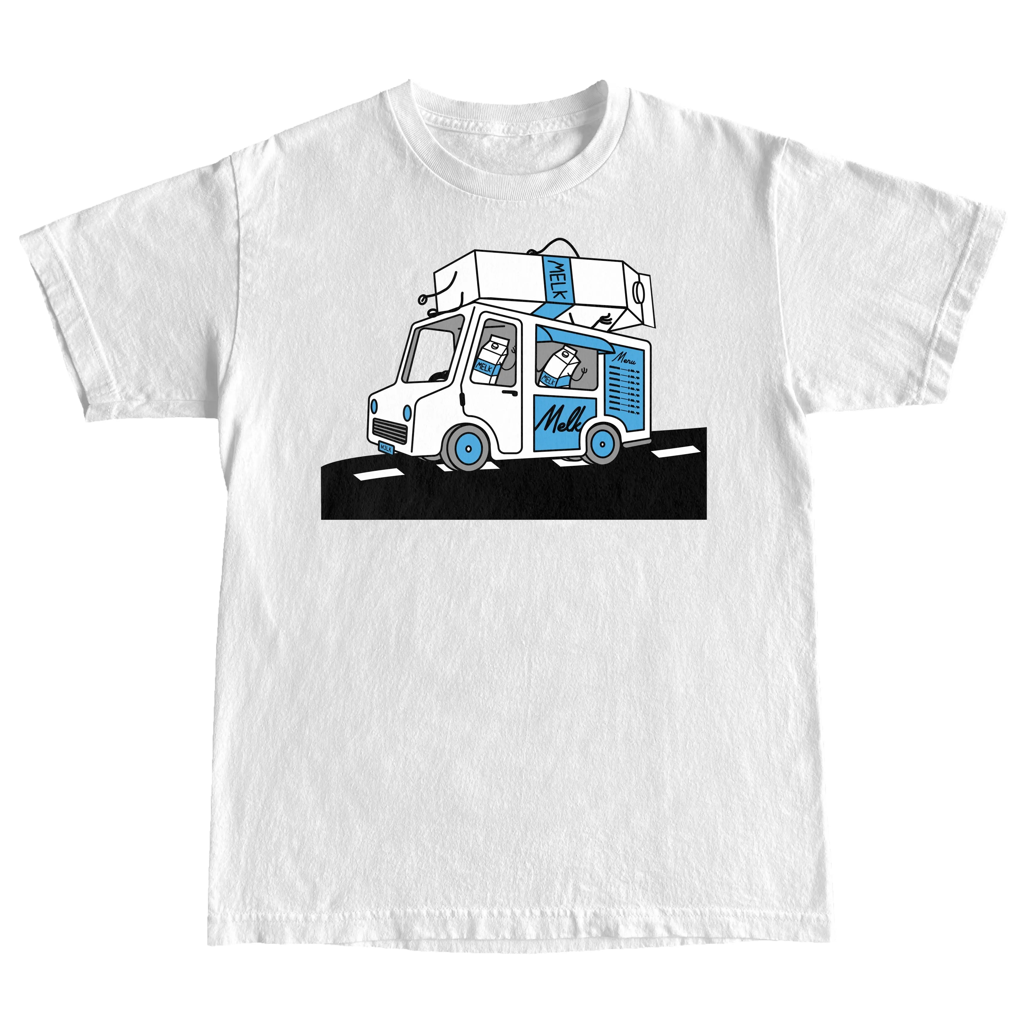 MELK TRUCK SHIRT (WHITE)
