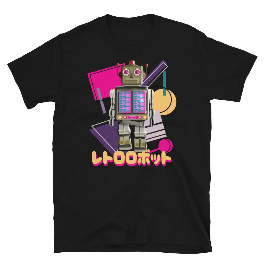 Memphis Robot Graphic T-Shirt