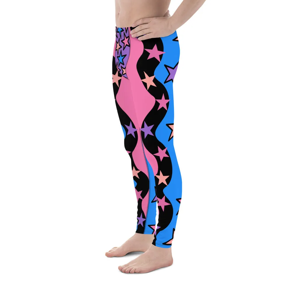 Mens Leggings, Color Block