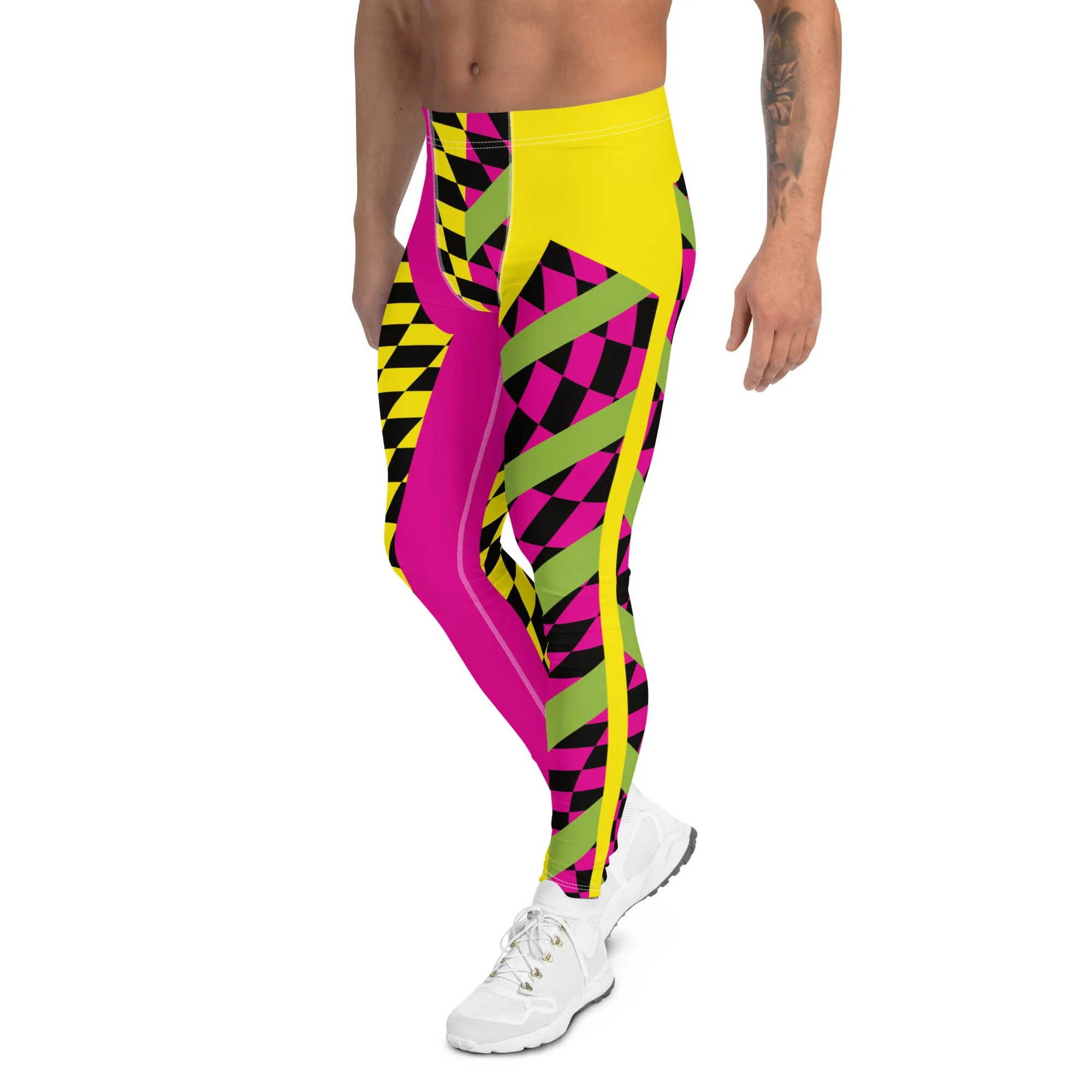 Mens Leggings, Pro Wrestling Harajuku
