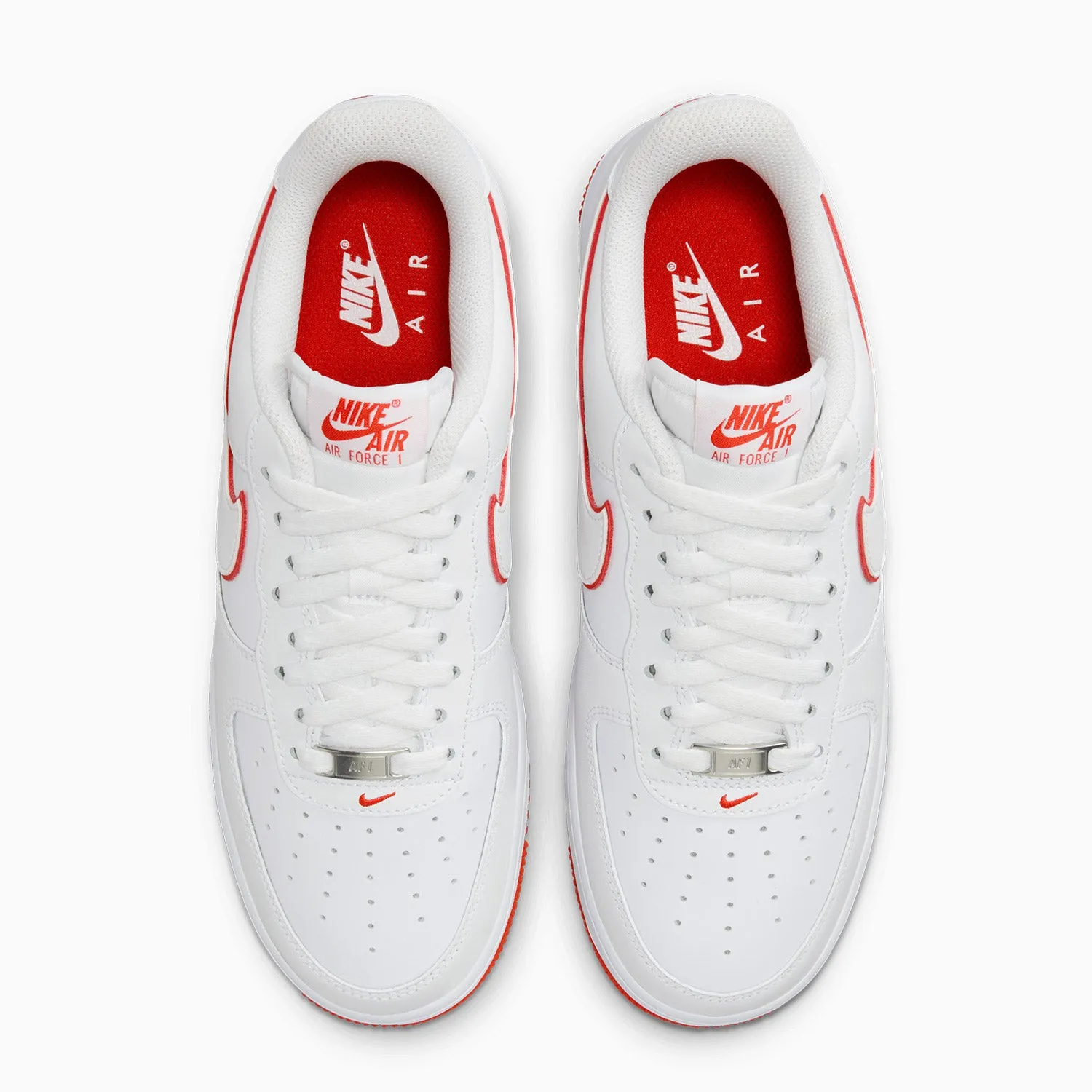 Men's Nike Air Force 1 `07  "White Picante Red"