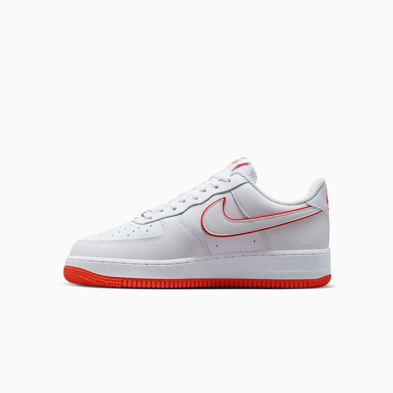 Men's Nike Air Force 1 `07  "White Picante Red"