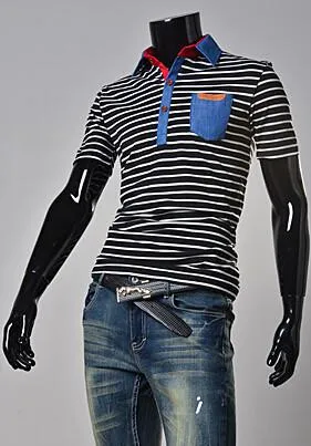 Men's Polo Striped Design
