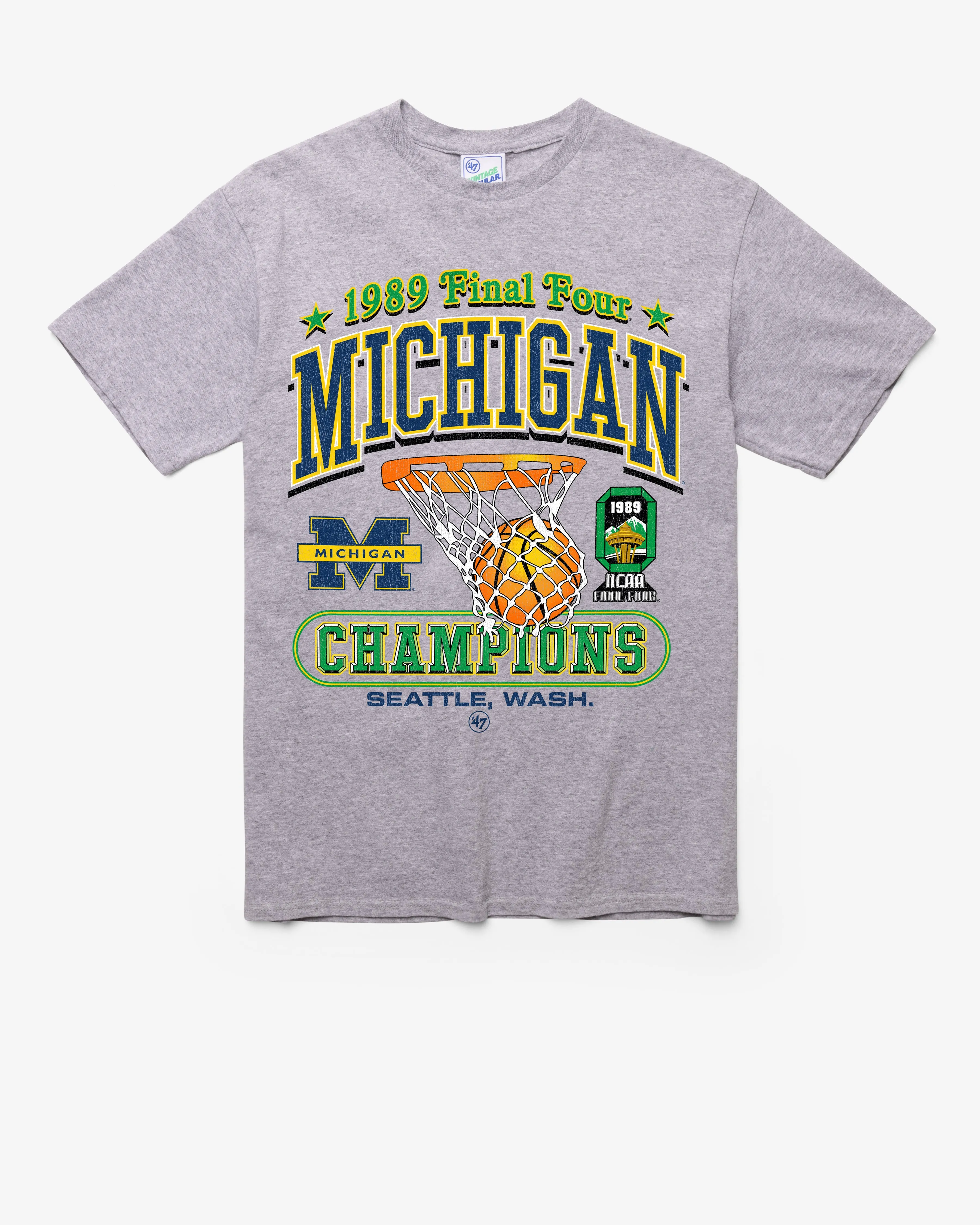 MICHIGAN WOLVERINES LOCKER VINTAGE '47 TUBULAR TEE