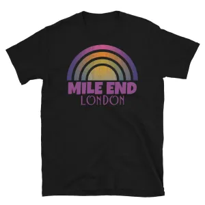 Mile End London Retrowave Graphic T-Shirt