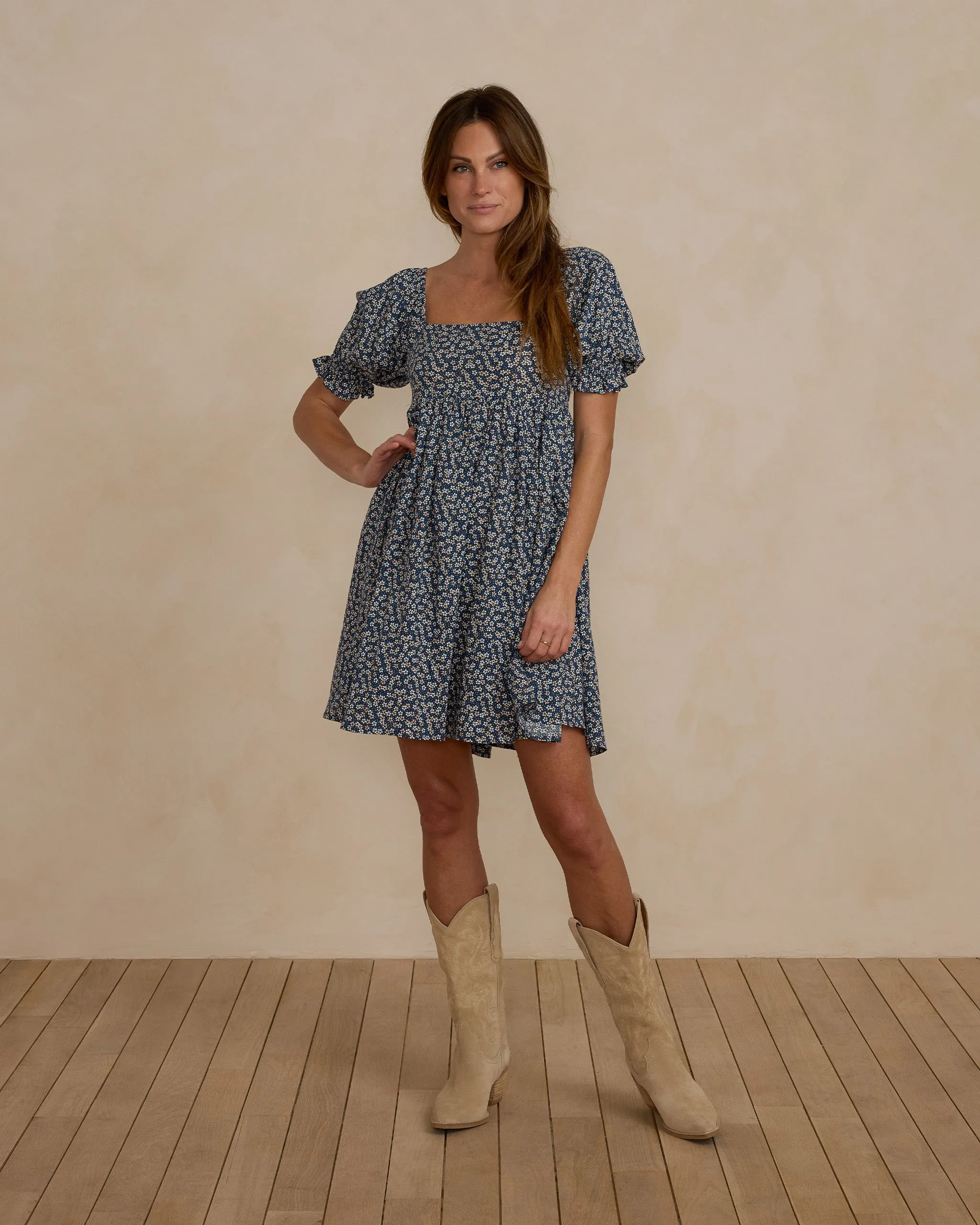 MISFIT ITEM - The Naomi Dress by Rylee   Cru - Blue Floral // Size S