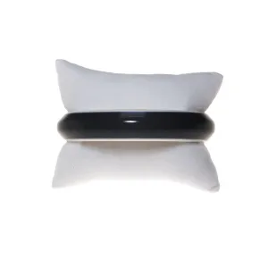 Navy Blue and White Bangle Bracelet