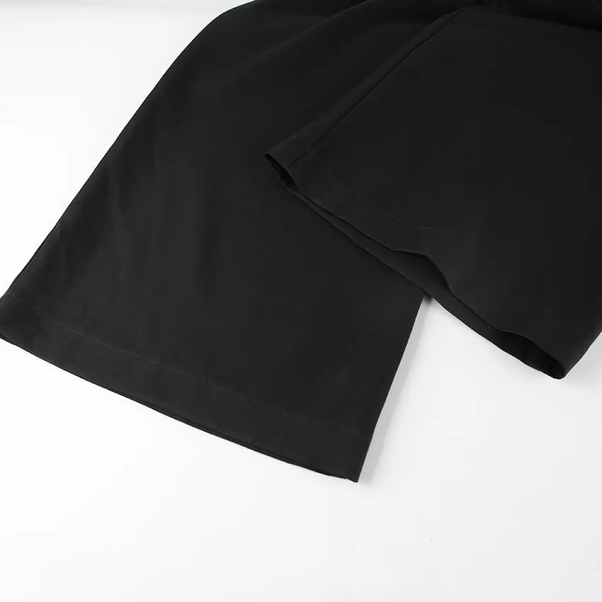 Party Backless Pocket Zipper Wide-leg Jumpsuits