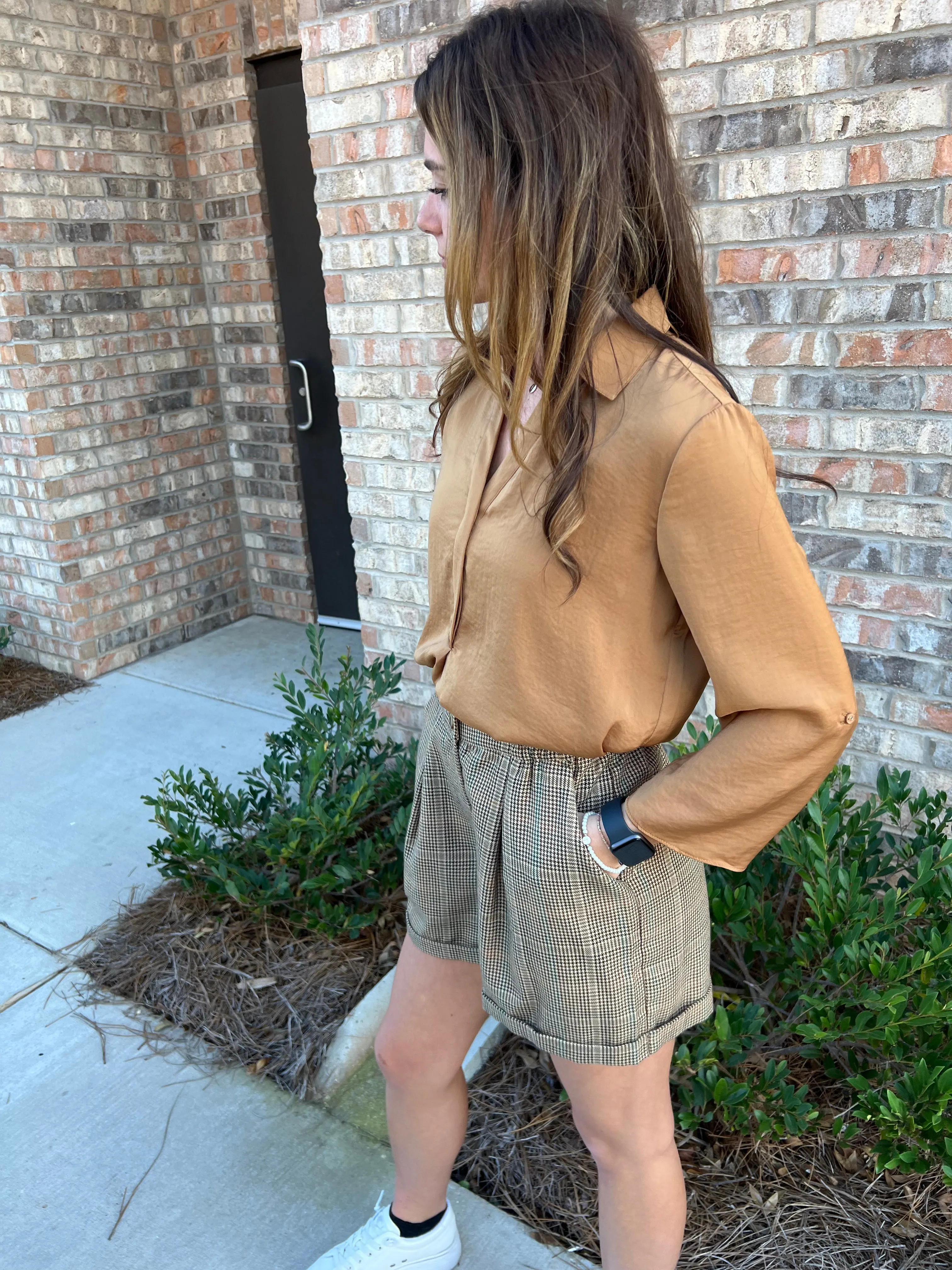 Perfectly plaid shorts