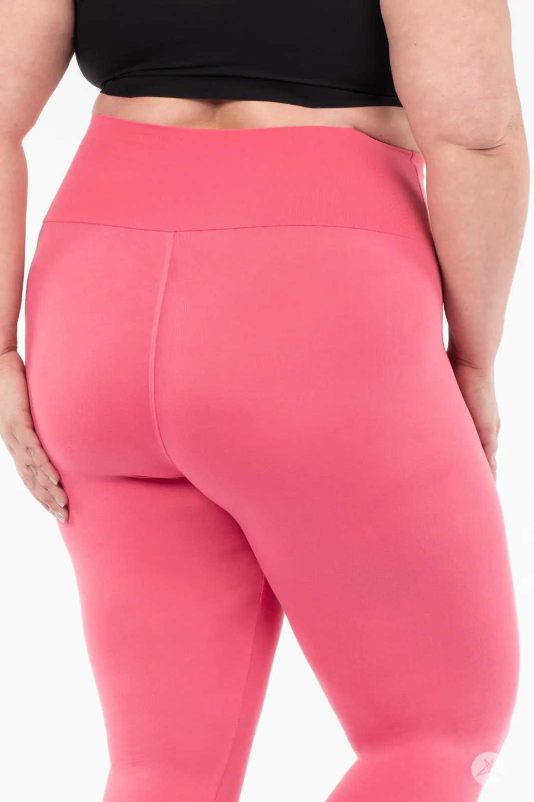 Petal Pink High-Waisted Crops