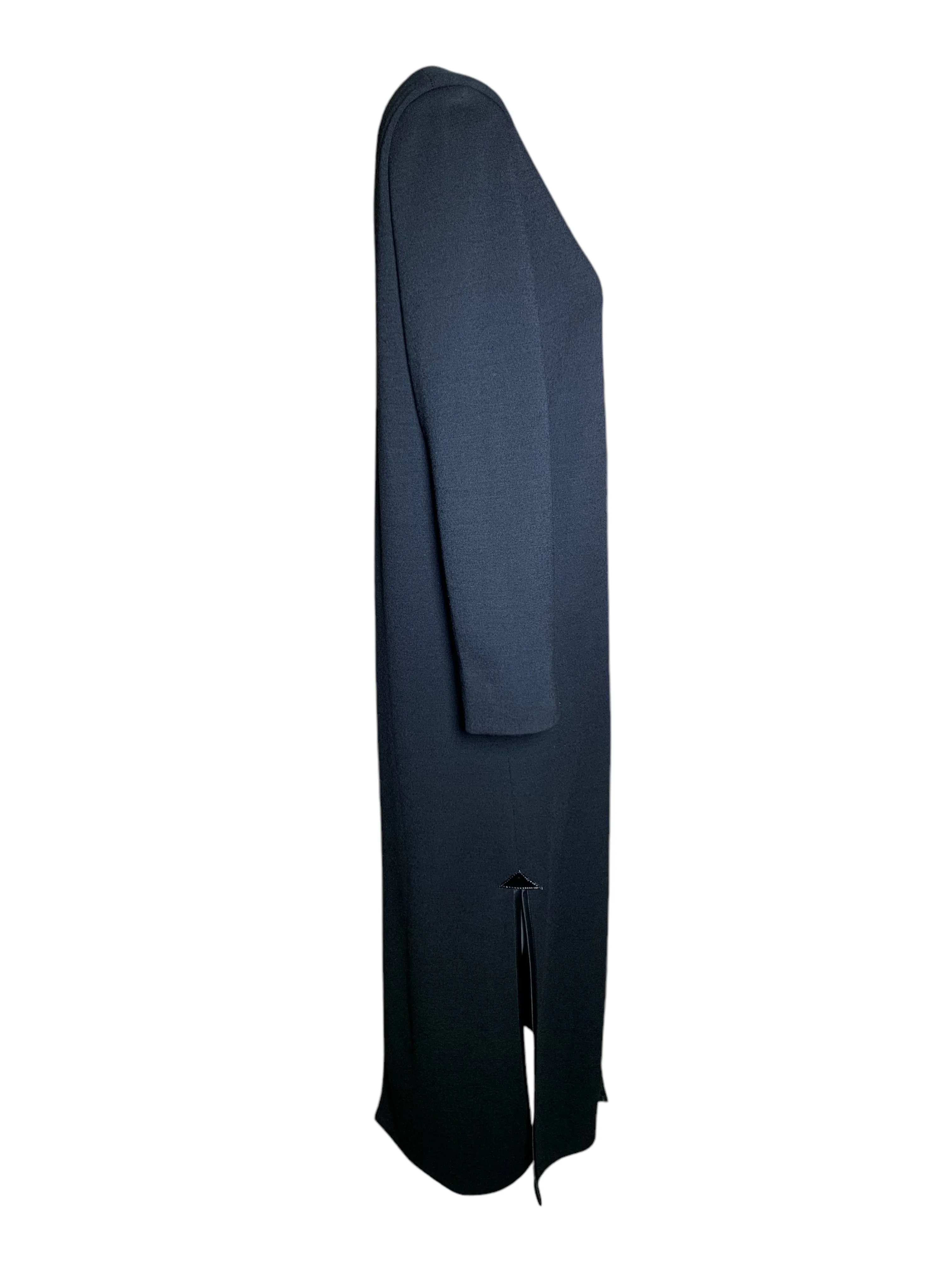 Pierre Cardin Haute Couture 1980's Mod Geometric Appliqué Shift Dress