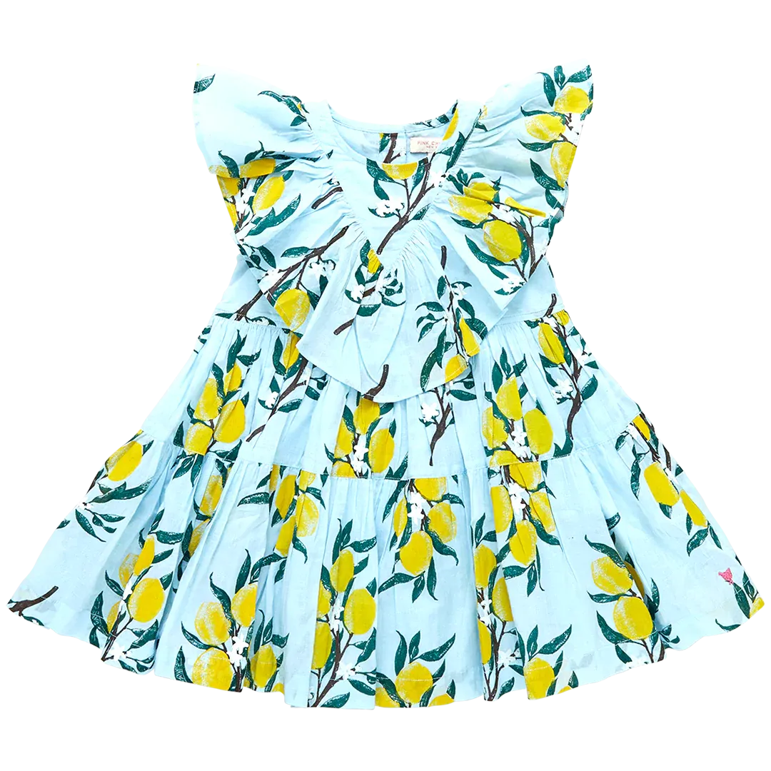 Pink Chicken Girls Raphaela Dress - Lemon Branch