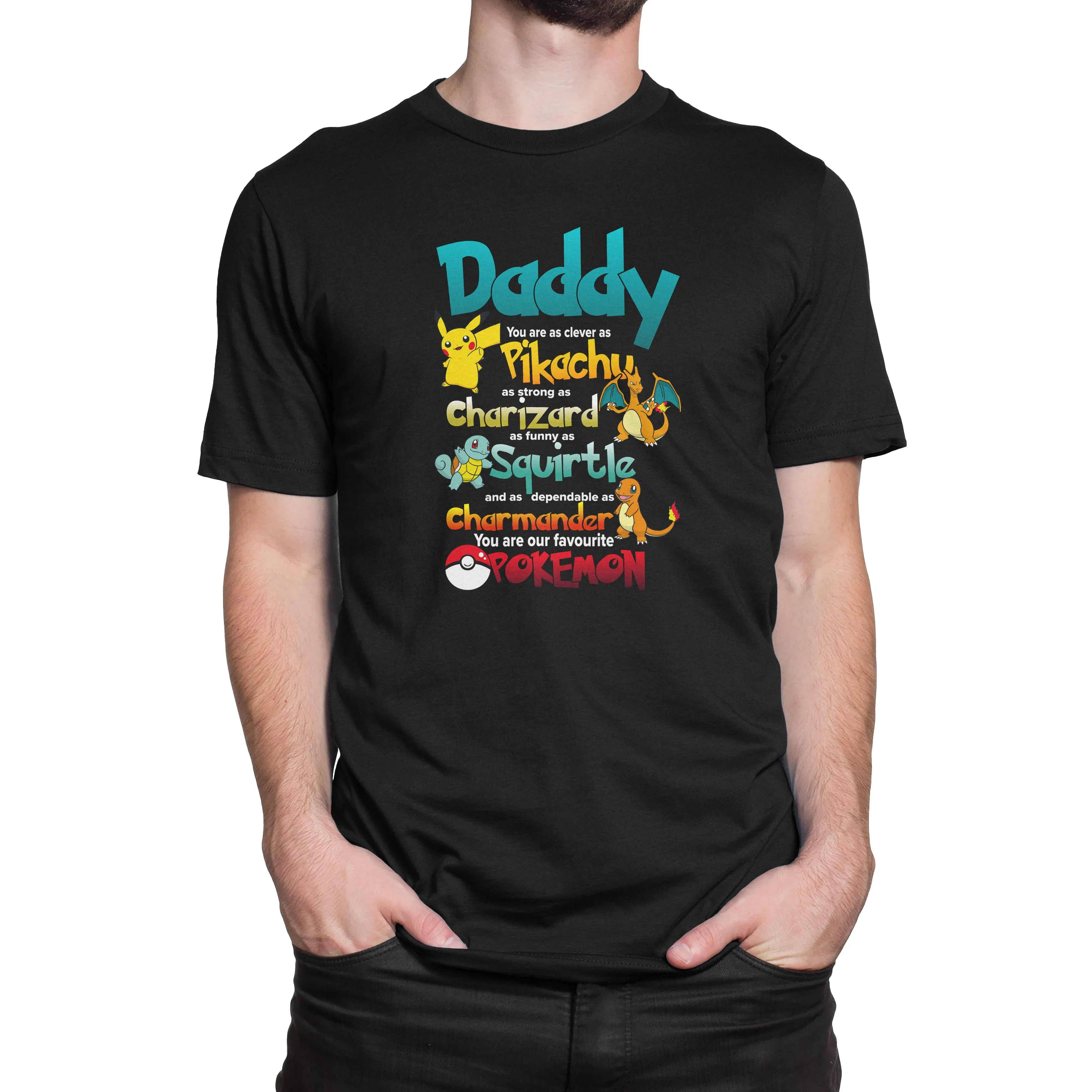 Pokemon Inspired Daddy T Shirt