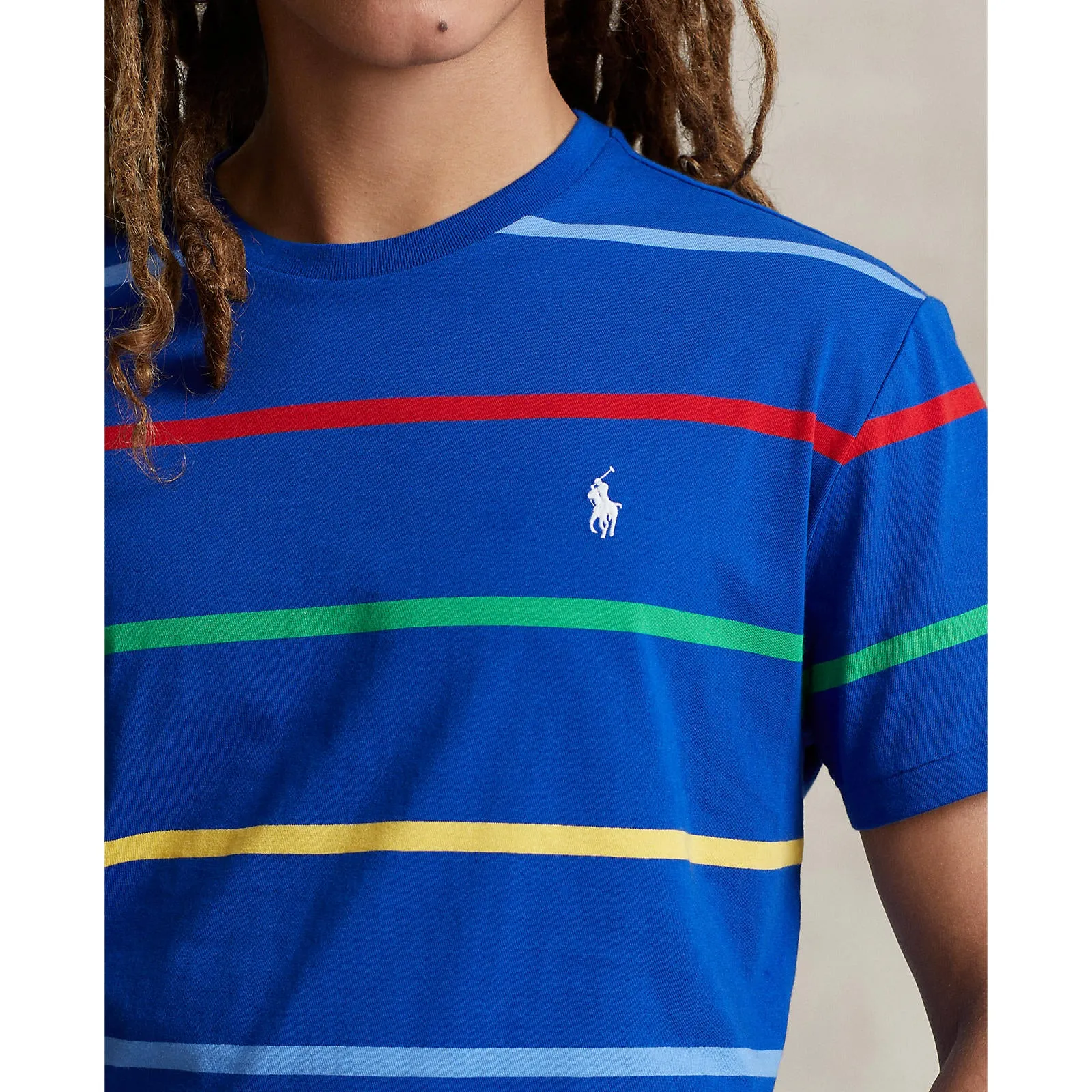 Polo Ralph Lauren - Classic Fit Jersey Crewneck T-Shirt - Sapphire Star Multi