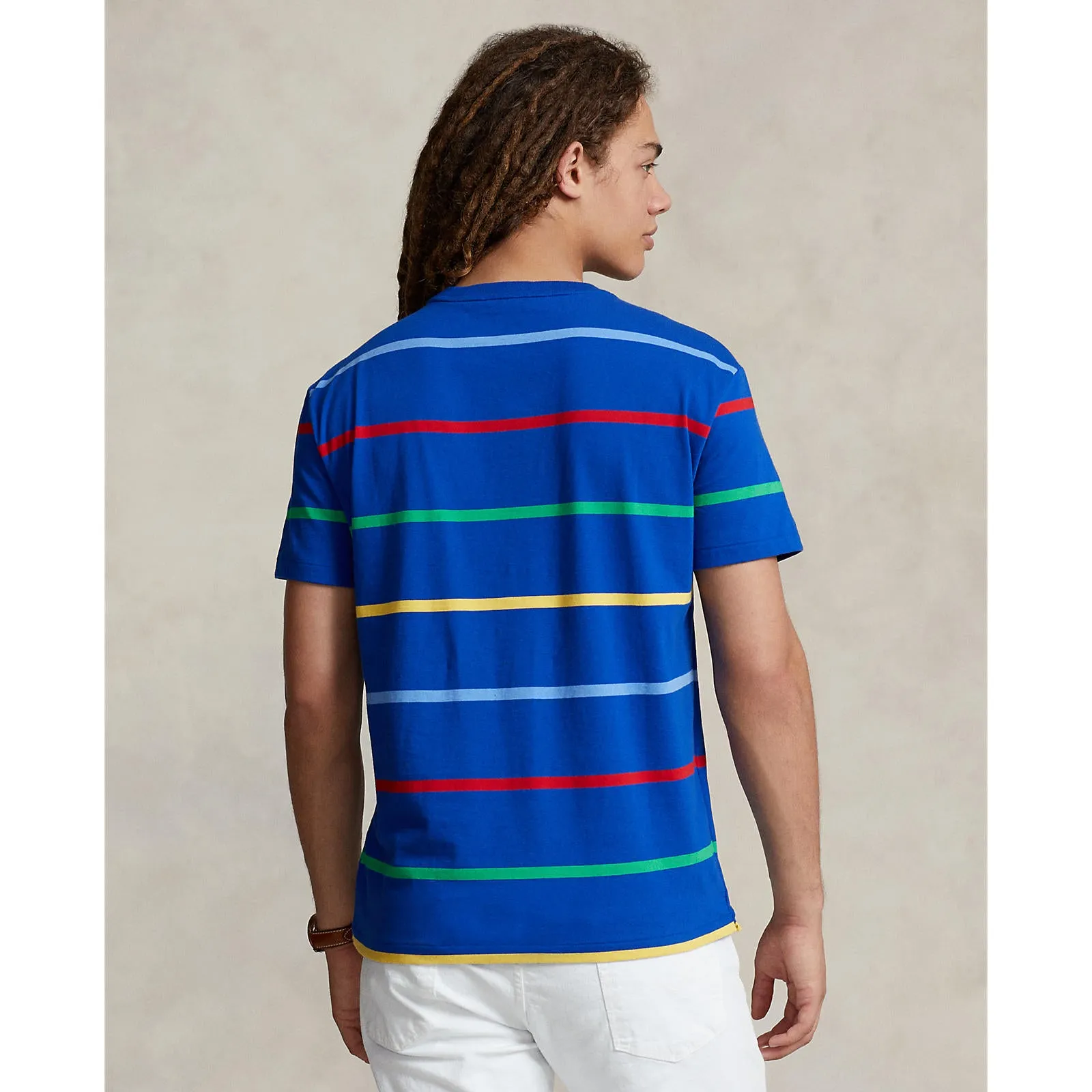 Polo Ralph Lauren - Classic Fit Jersey Crewneck T-Shirt - Sapphire Star Multi