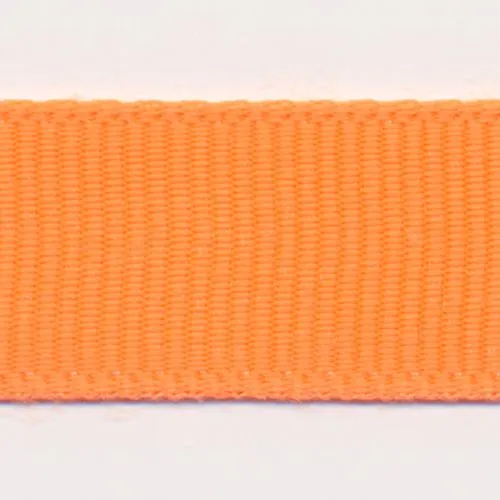 Polyester Grosgrain Ribbon #153 Fluorescent Orange
