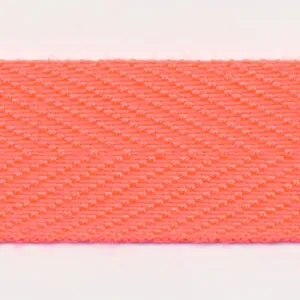 Polyester Herringbone Tape #155 Fluorescent Apricot