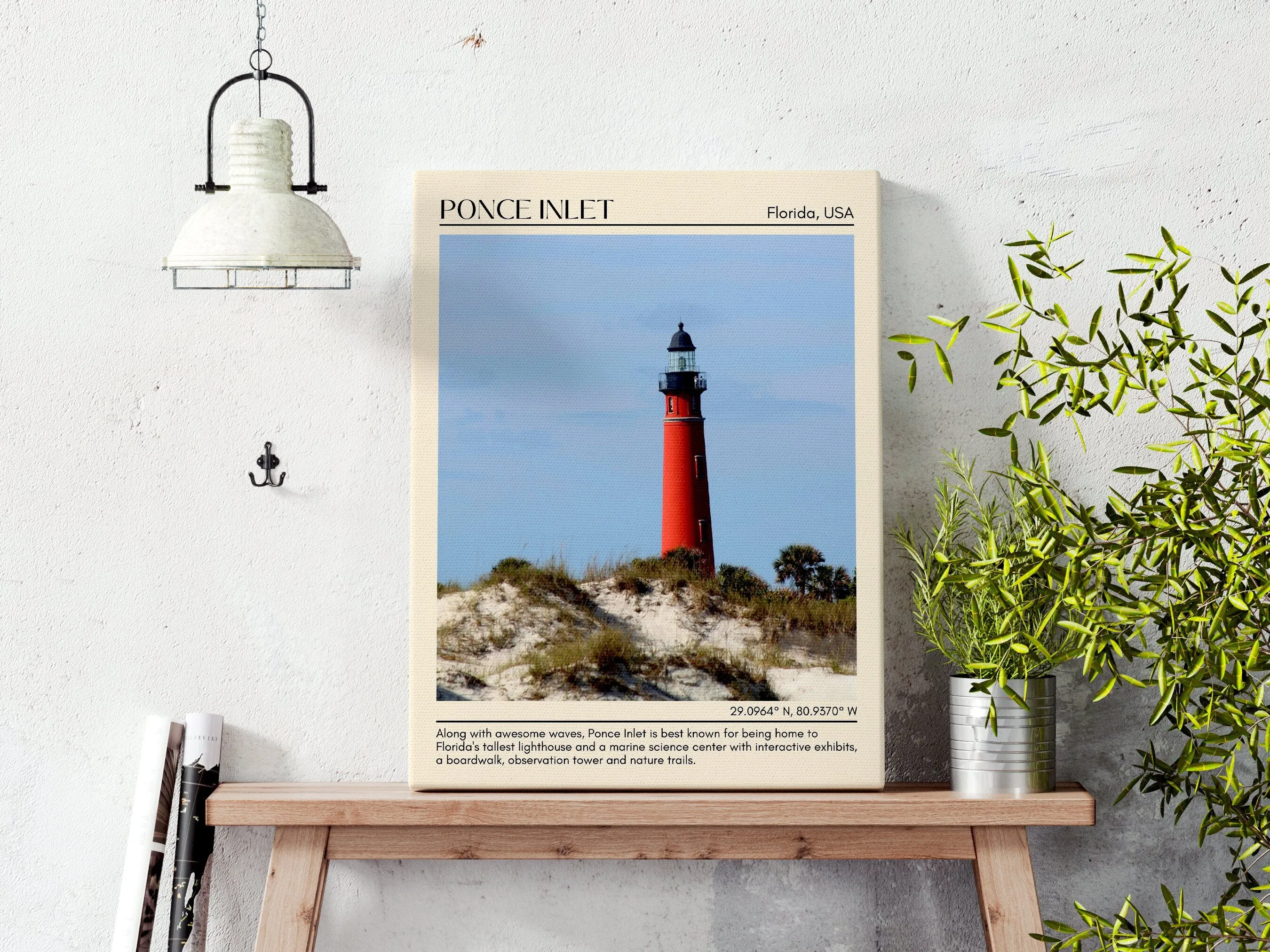 Ponce Inlet Wall Canvas, USA