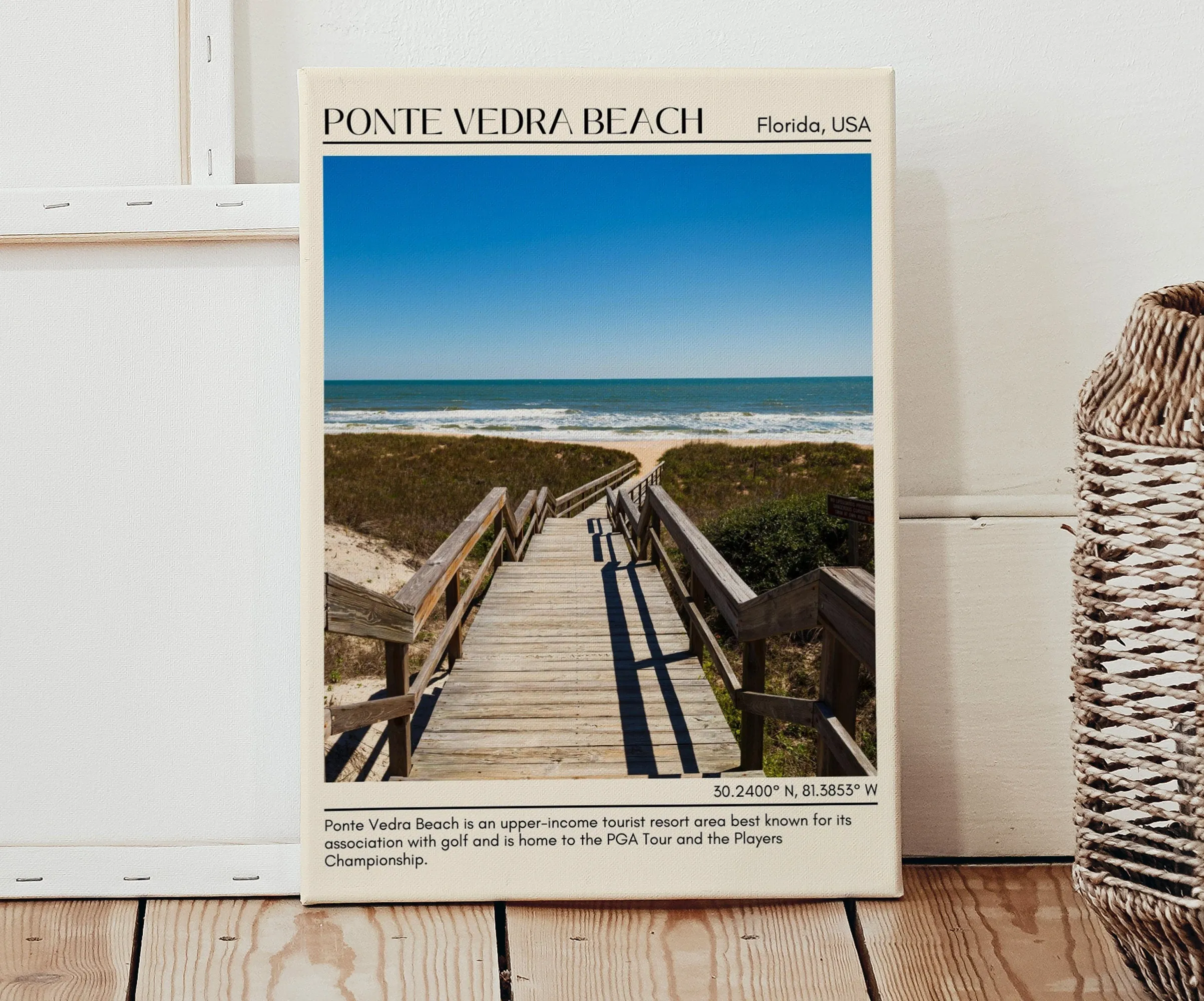 Ponte Vedra Beach Wall Canvas, USA
