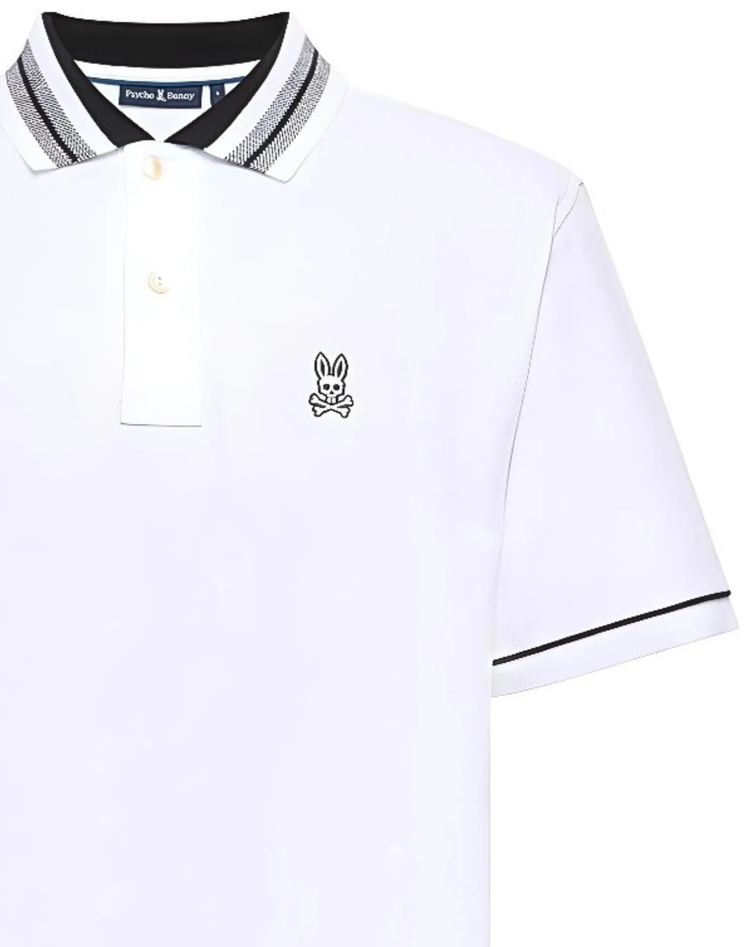 Psycho Bunny Henson Pique Polo - White