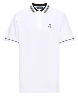 Psycho Bunny Henson Pique Polo - White