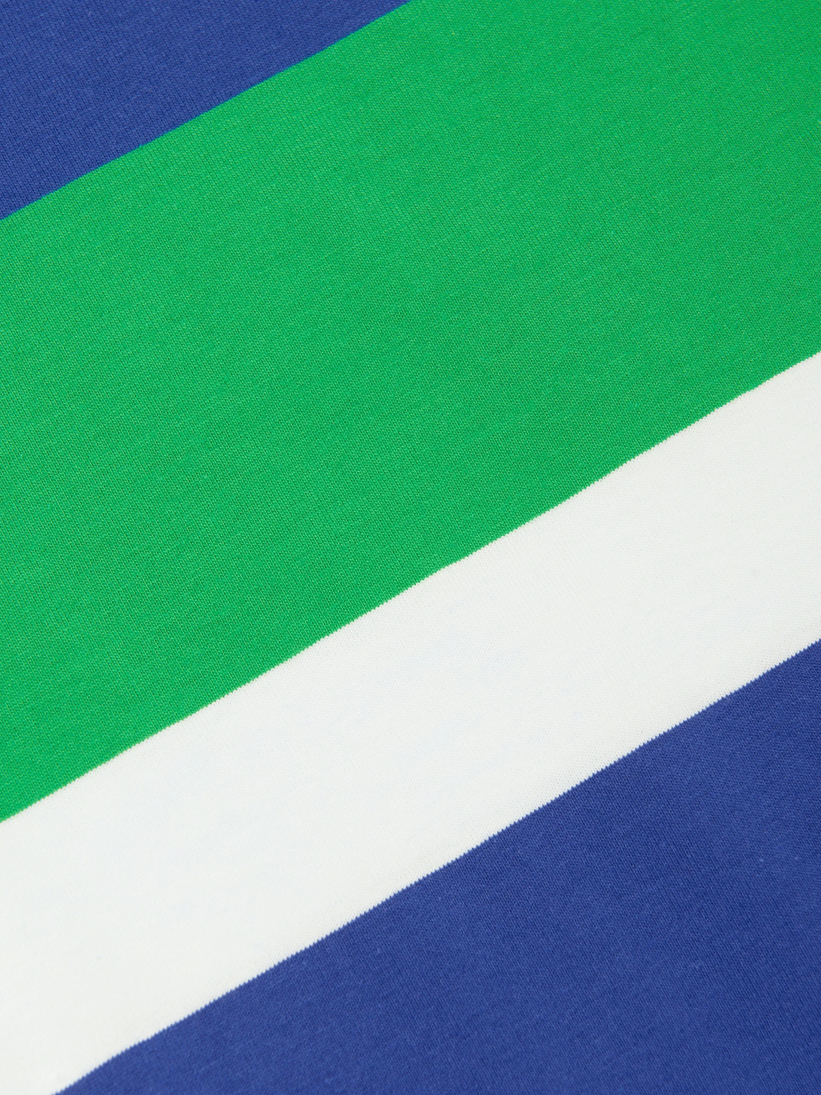 Ralph Lauren Boys Striped Logo T-Shirt in Blue