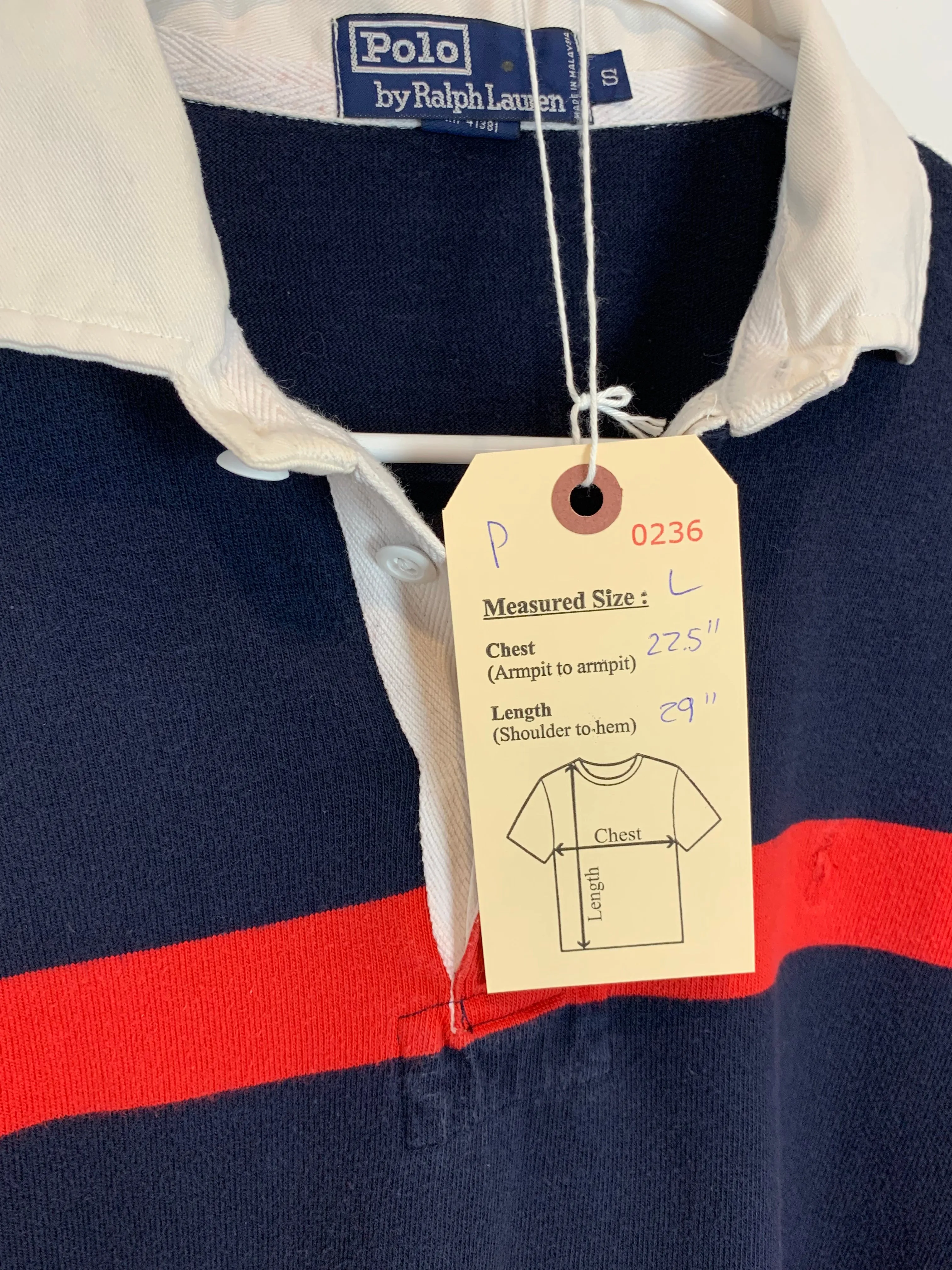 Ralph Lauren Striped Rugby (L)
