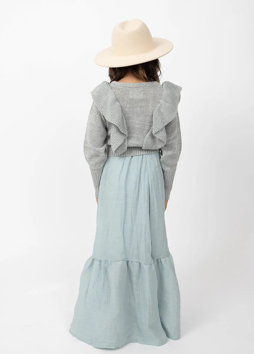 Reagan Sweater in Blue Smoke
