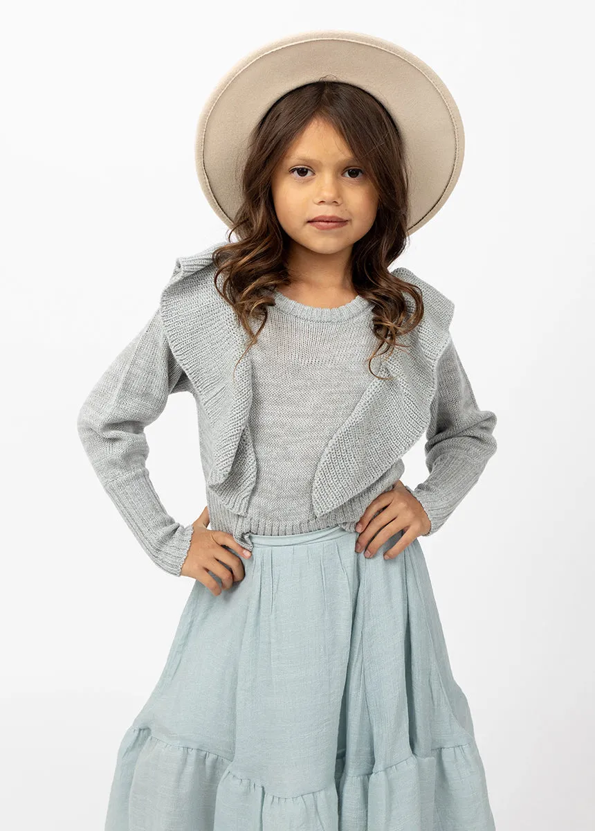 Reagan Sweater in Blue Smoke