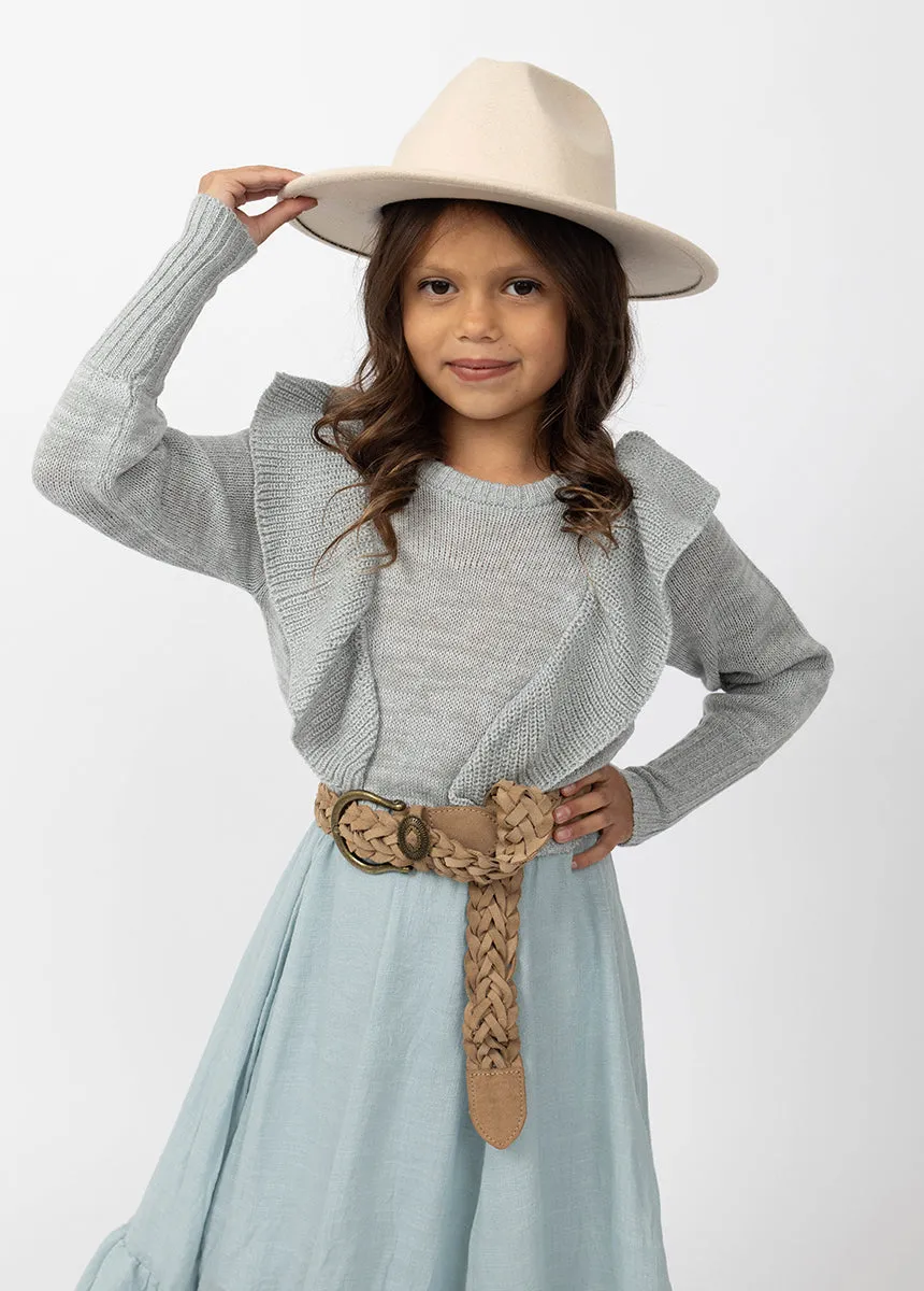 Reagan Sweater in Blue Smoke