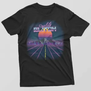 Reality Glitch Neon Passenger Retro Graphic Kids T-Shirt