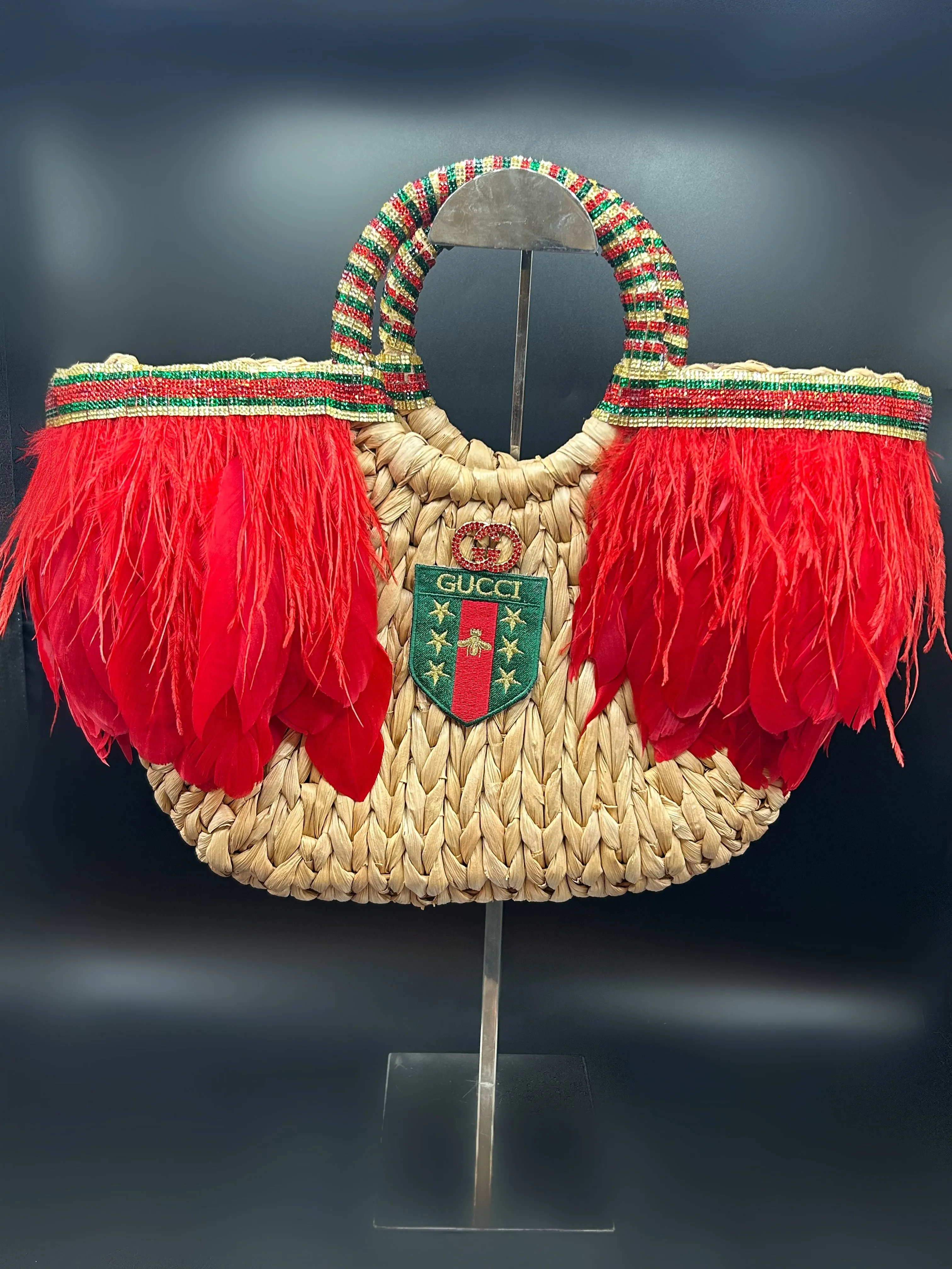 Red Inspired Beach Bag