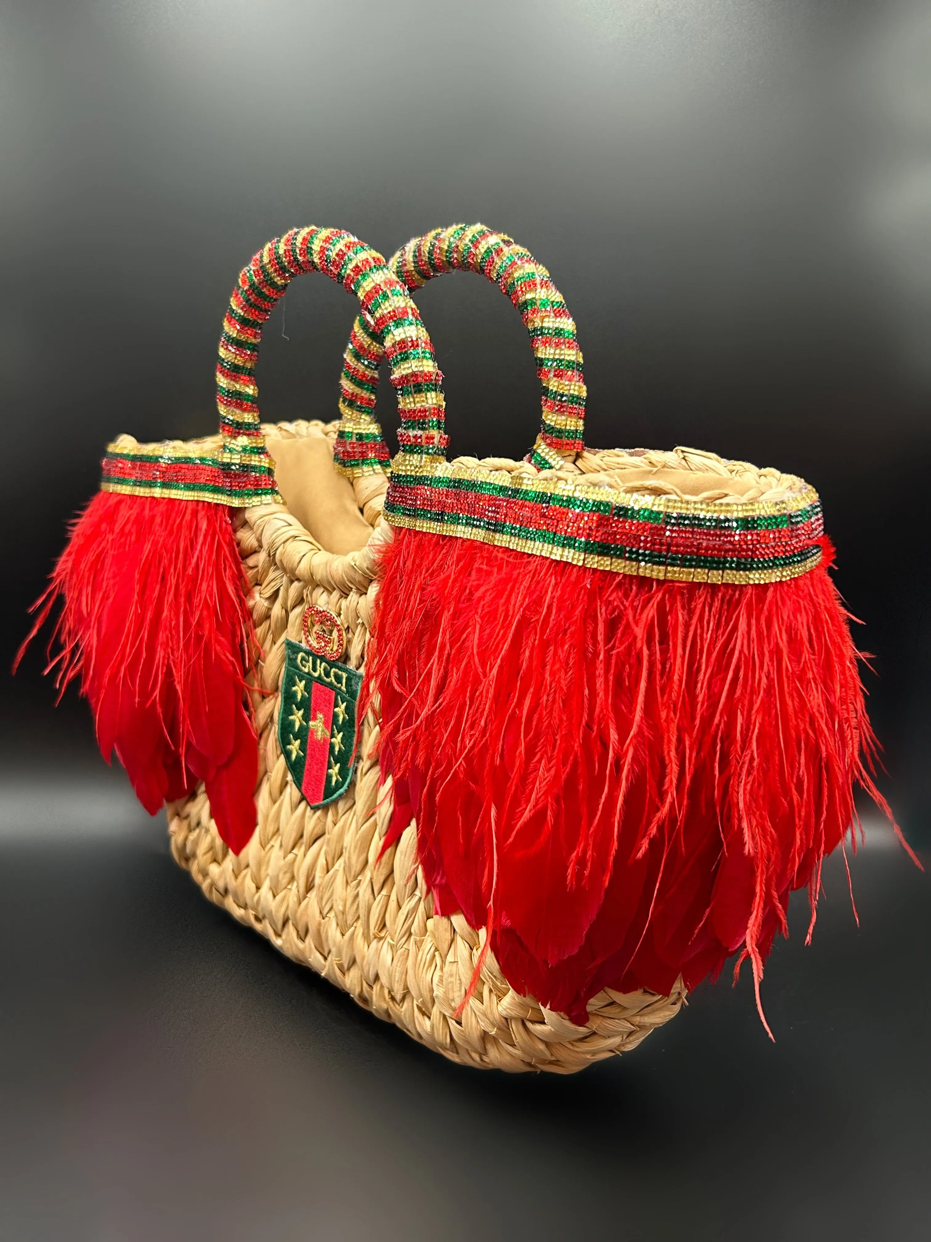 Red Inspired Beach Bag