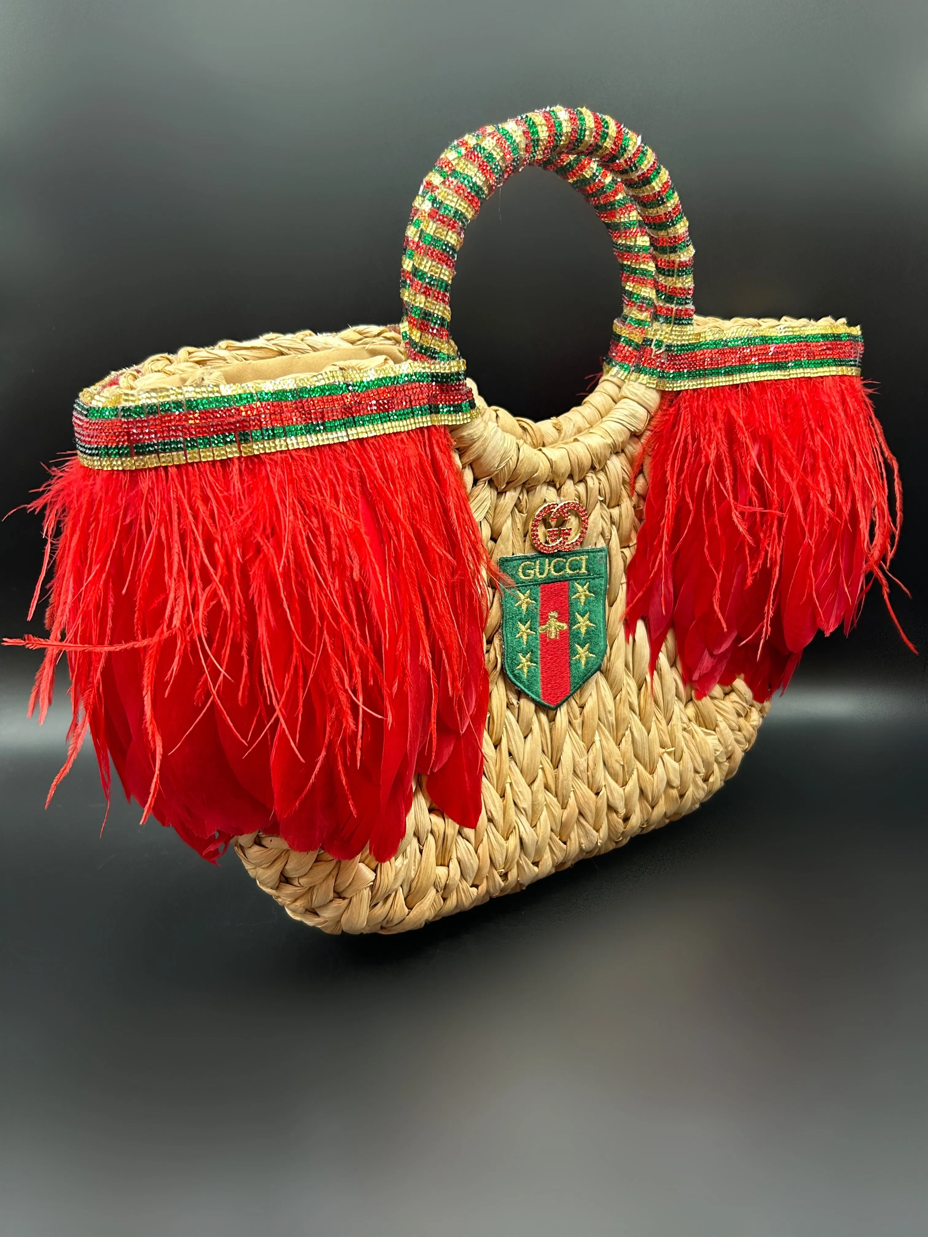 Red Inspired Beach Bag